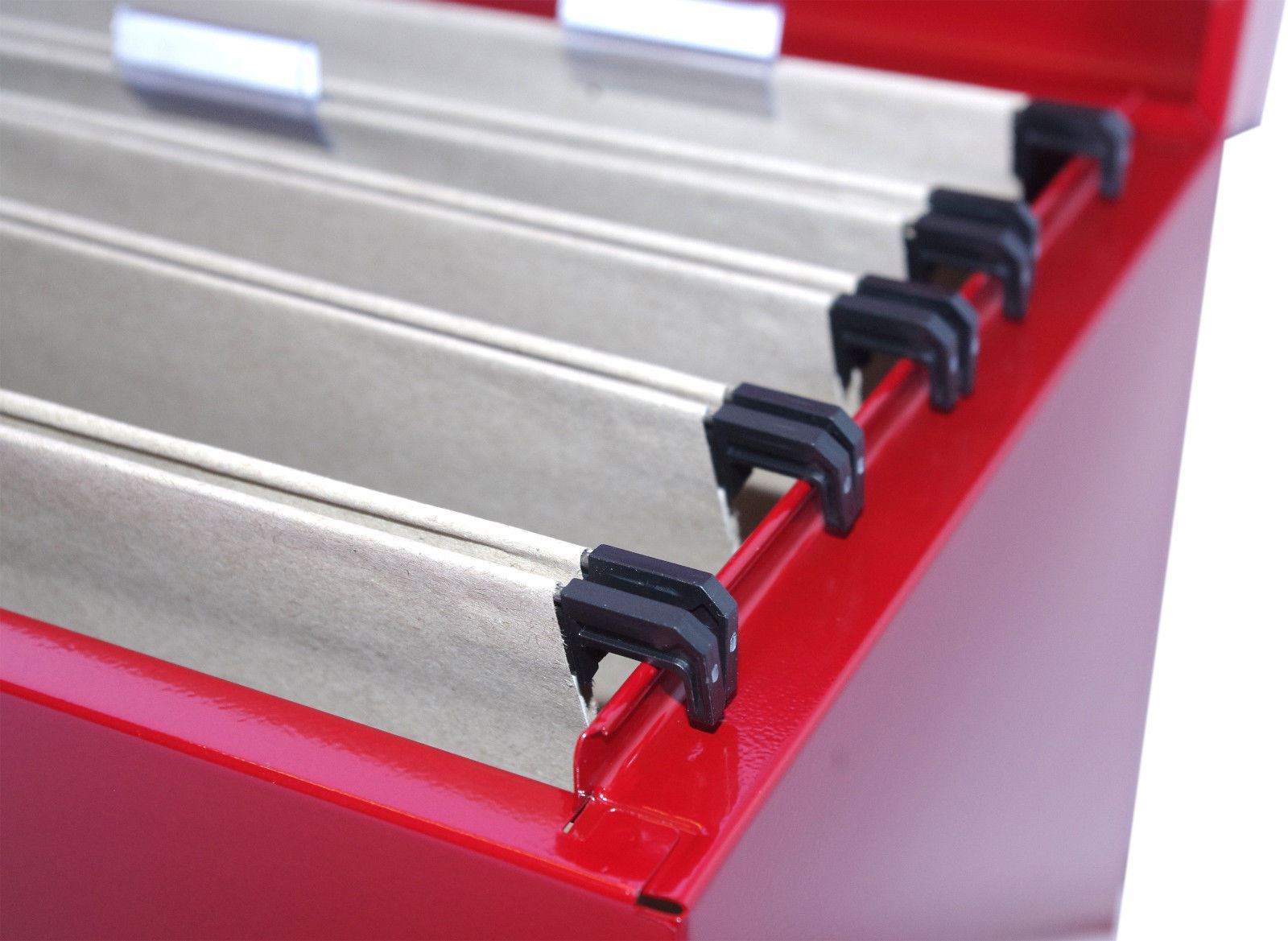 Metal File Storage Box A4 Lockable 5 Free Files OR Optional Suspension Files - Picture 22 of 32