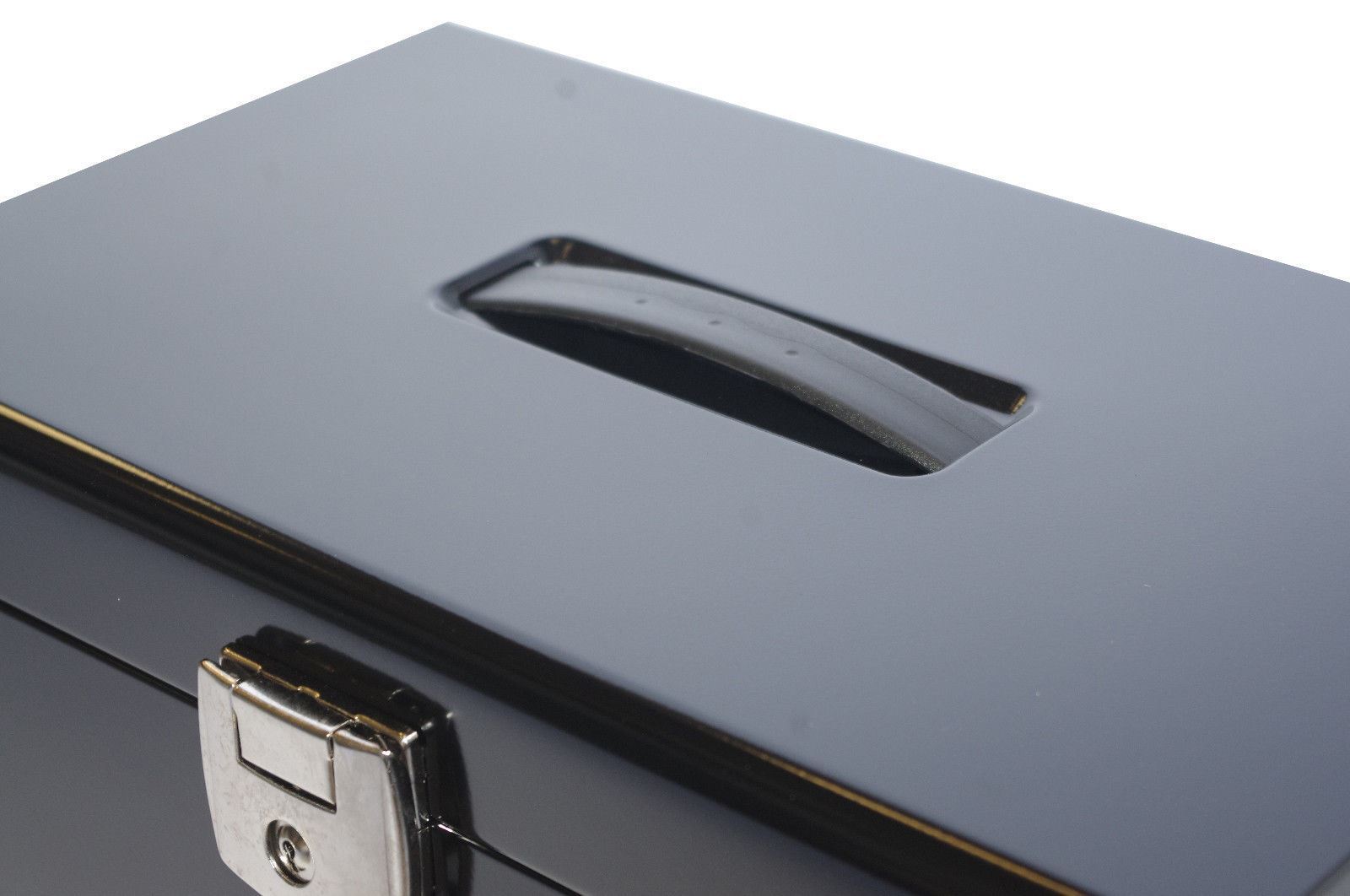 Metal File Storage Box A4 Lockable 5 Free Files OR Optional Suspension Files - Picture 8 of 32