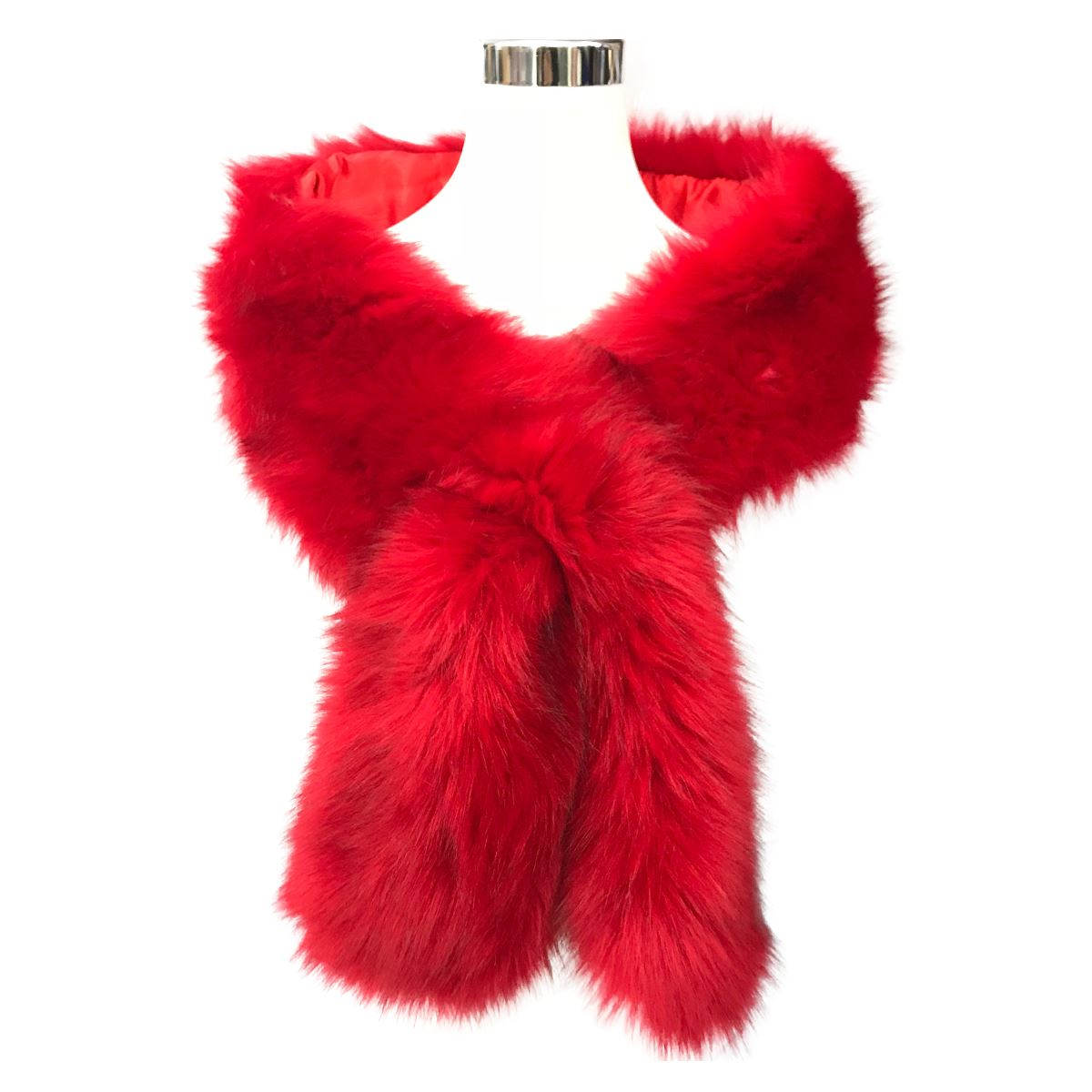 Nouveau femmes hiver fausse fourrure écharpe cou Warmer Wrap col châle étole cadeau de Noël Nouveau femmes hiver fausse fourrure écharpe cou Warmer Wrap col châle étole cadeau de Noël