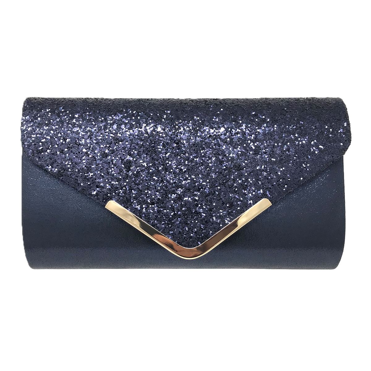 Women Glitter Shimmer Clutch Bag Ladies Wedding Party Prom Glamour Wedding Purse eBay