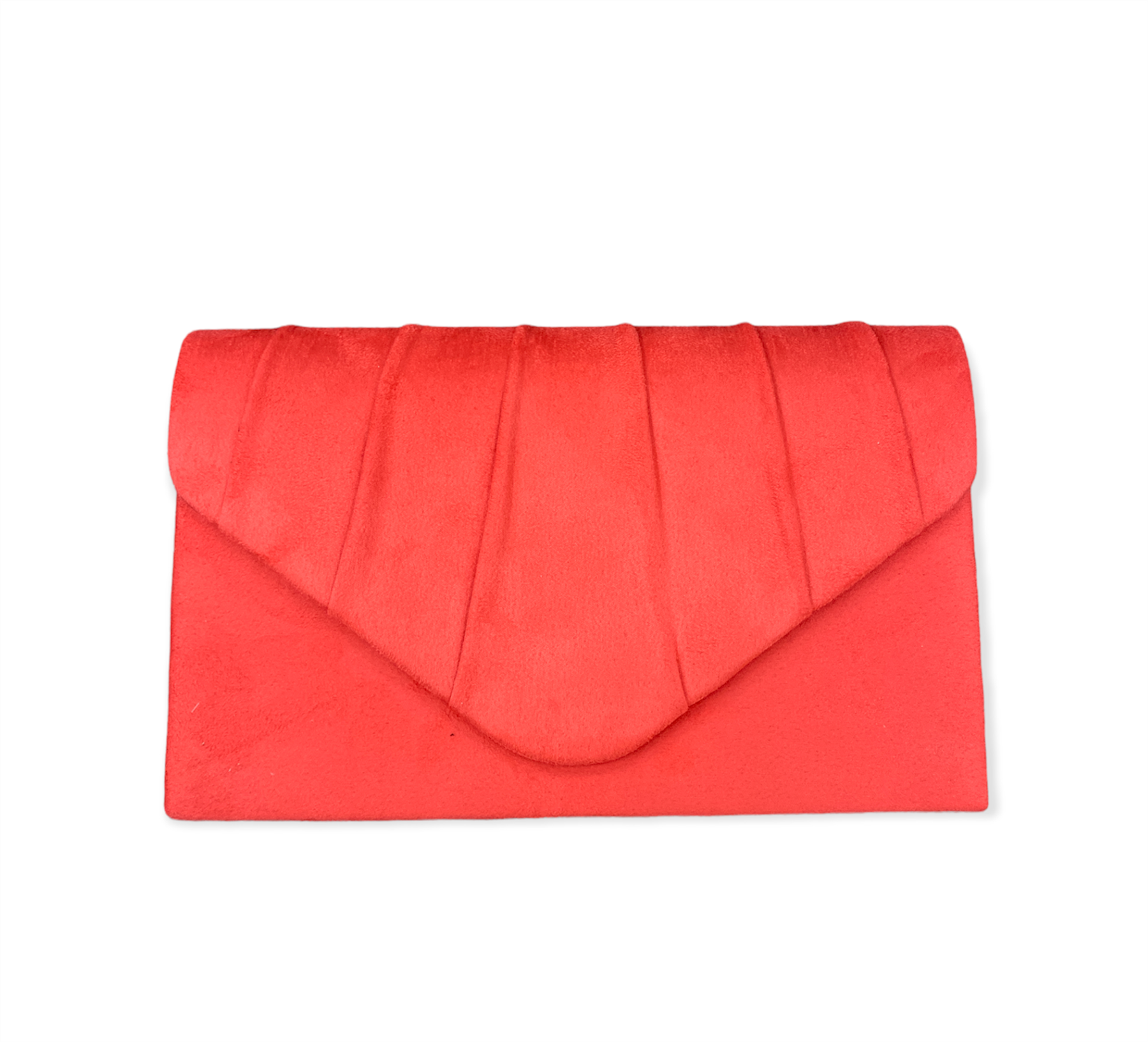 Womens Pleated Suede Wedding Party Prom Evening Clutch Hand Bag Purse ...