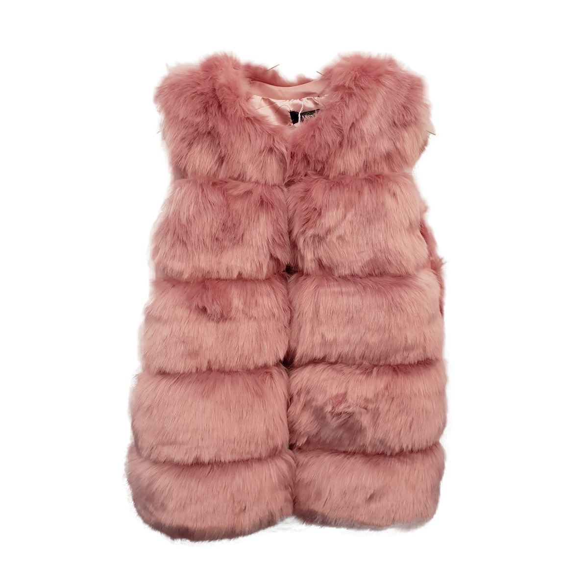 New Luxury Womens Soft Faux Fur Gilet Vesr Waistcoat Jacket Winter Warm Coat - Picture 5 of 8