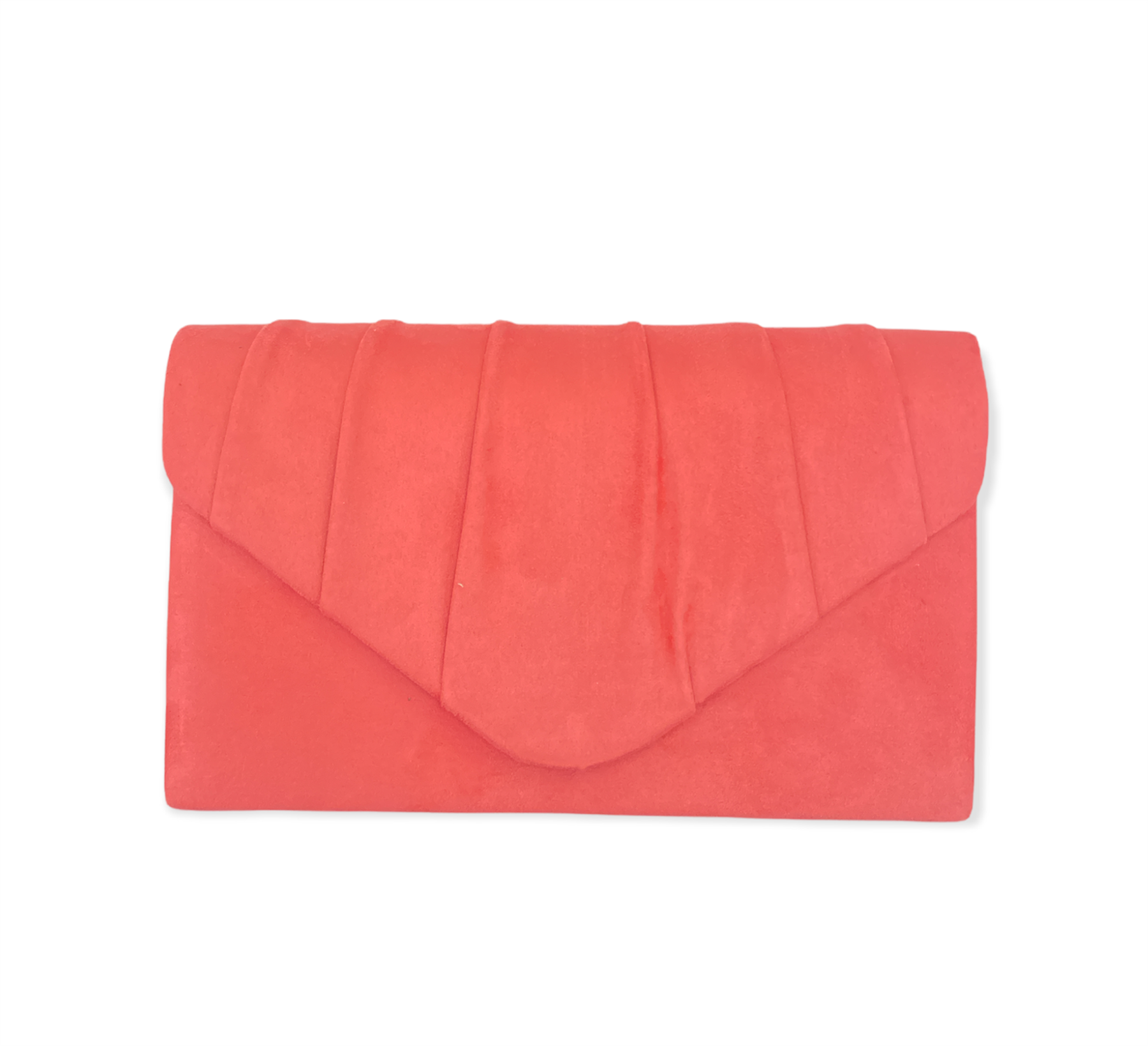 Womens Pleated Suede Wedding Party Prom Evening Clutch Hand Bag Purse ...