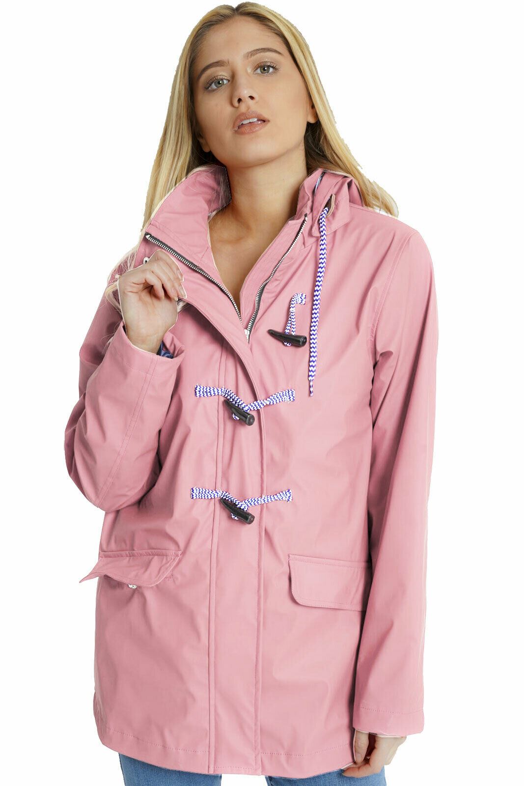 Womens Festival Rubberised Toggle Hood 
