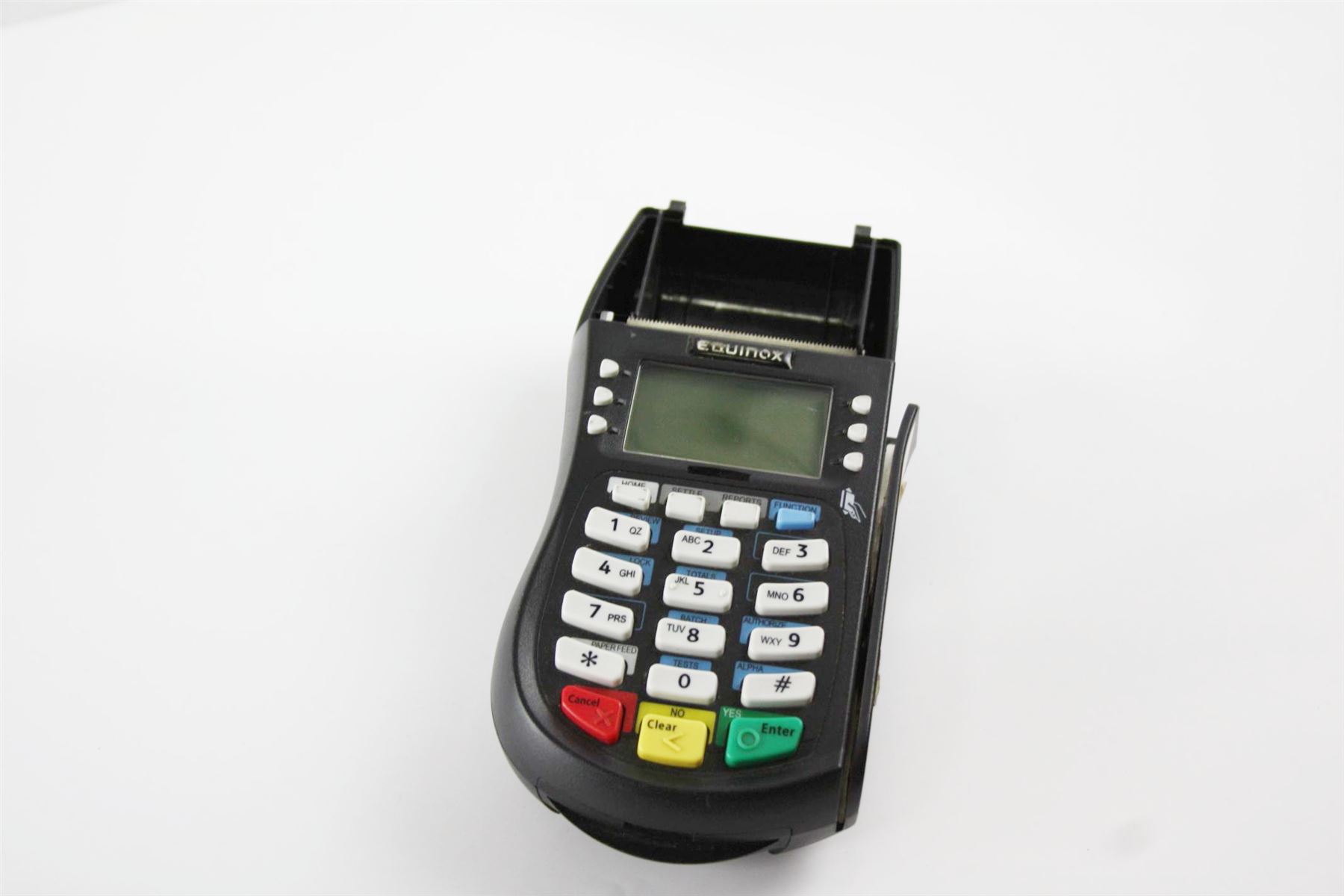 Equinox Hypercom T4220 Credit Card Reader Terminal W/O AC Adapter 010332-359R