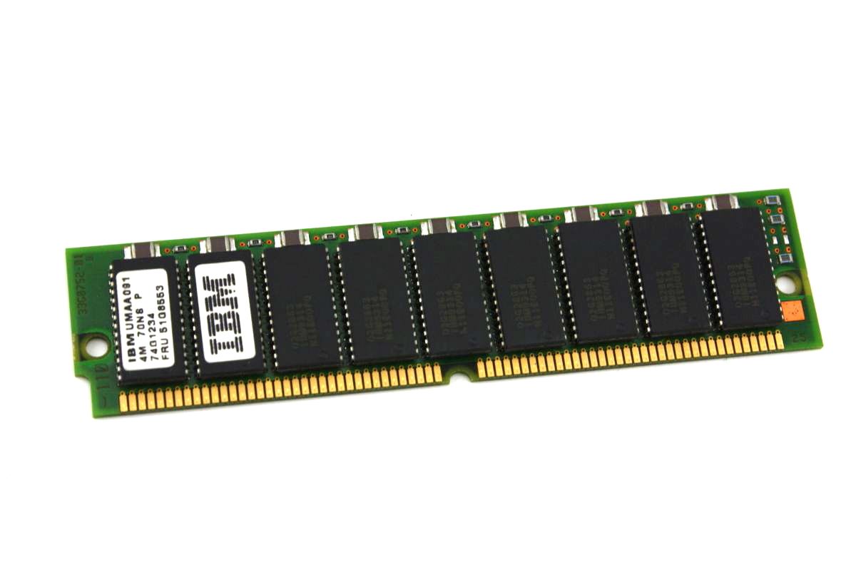 Genuine IBM UMAA091 Computer Memory Desktop 4MB 70NS 51G8553 - Picture 1 of 4