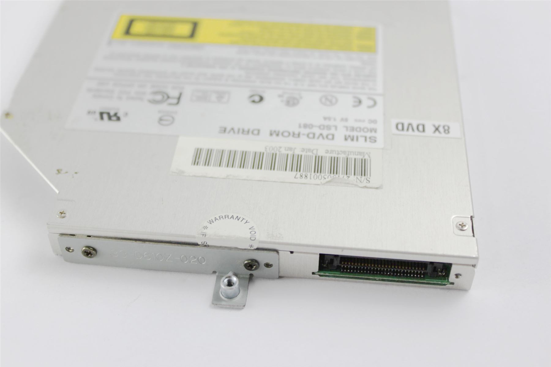Genuine HP Laptop LSD-081 DVD-ROM Optical Drive 7819500692-C 33-D610Z-020 - Picture 6 of 8