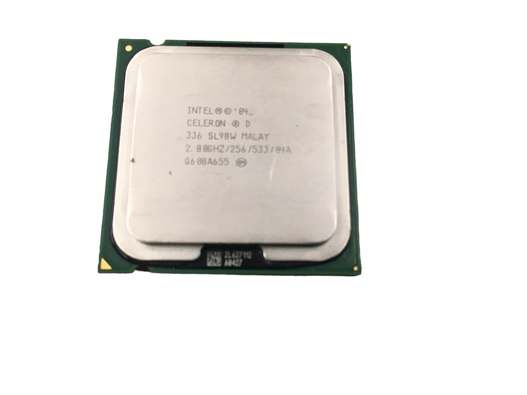 Intel Laptop Processor SL98W Celeron D 336 2.8GHz 533MHz 256KB | eBay