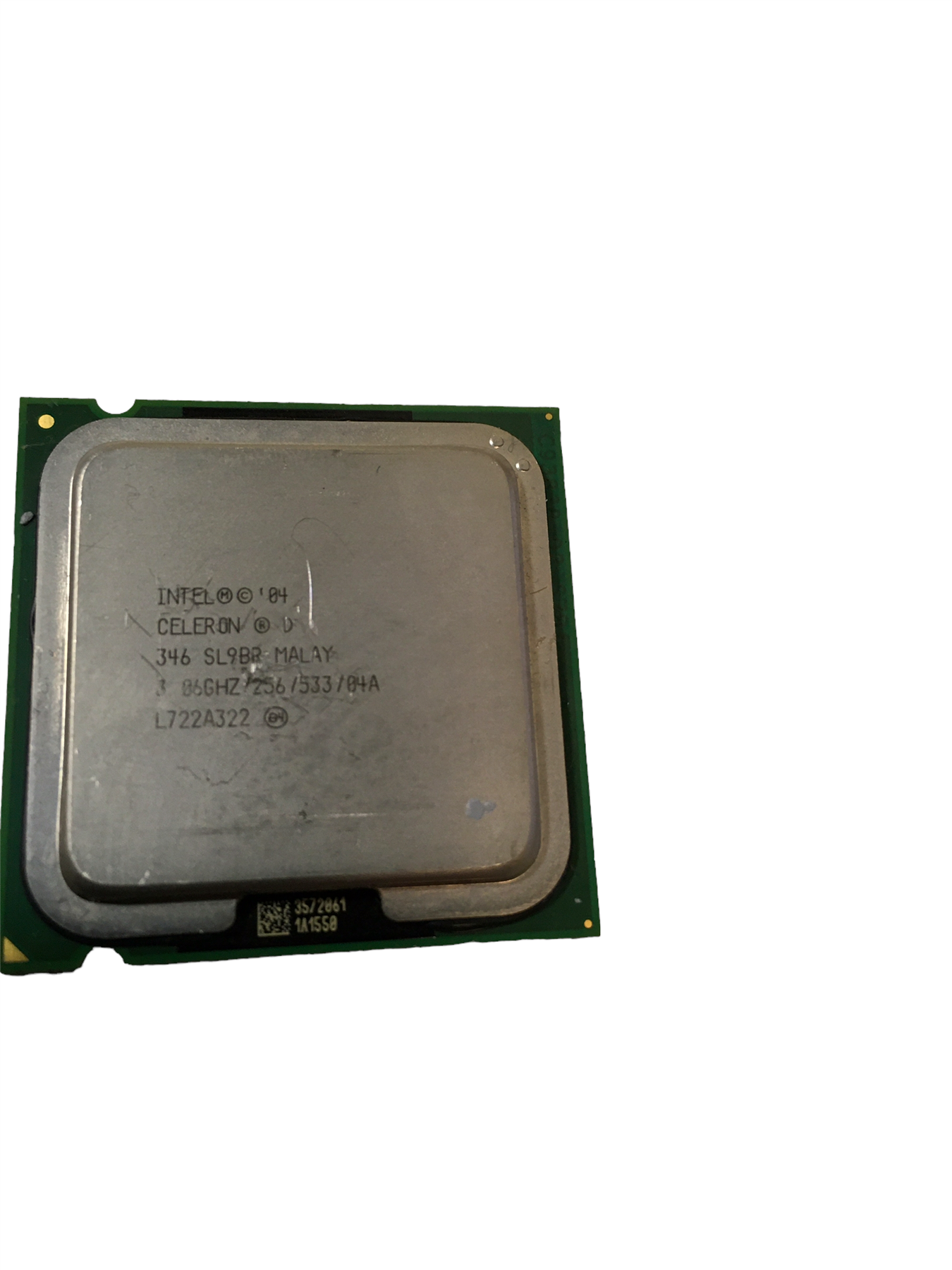 【中古】「非常に良い」インテルCeleron D 346?sl7ty sl8hd sl9brデスクトップCPU lga775?3.06?GHz 256?KB 533?Mhz Intel Celeron D 346 D346 CPU 3.06GHz 533MHz 256KB 775 CPU,SL9BR | eBay
