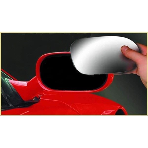 Fits on lhs of vehicle Summit Replacement Wide Angle Mirror Glass