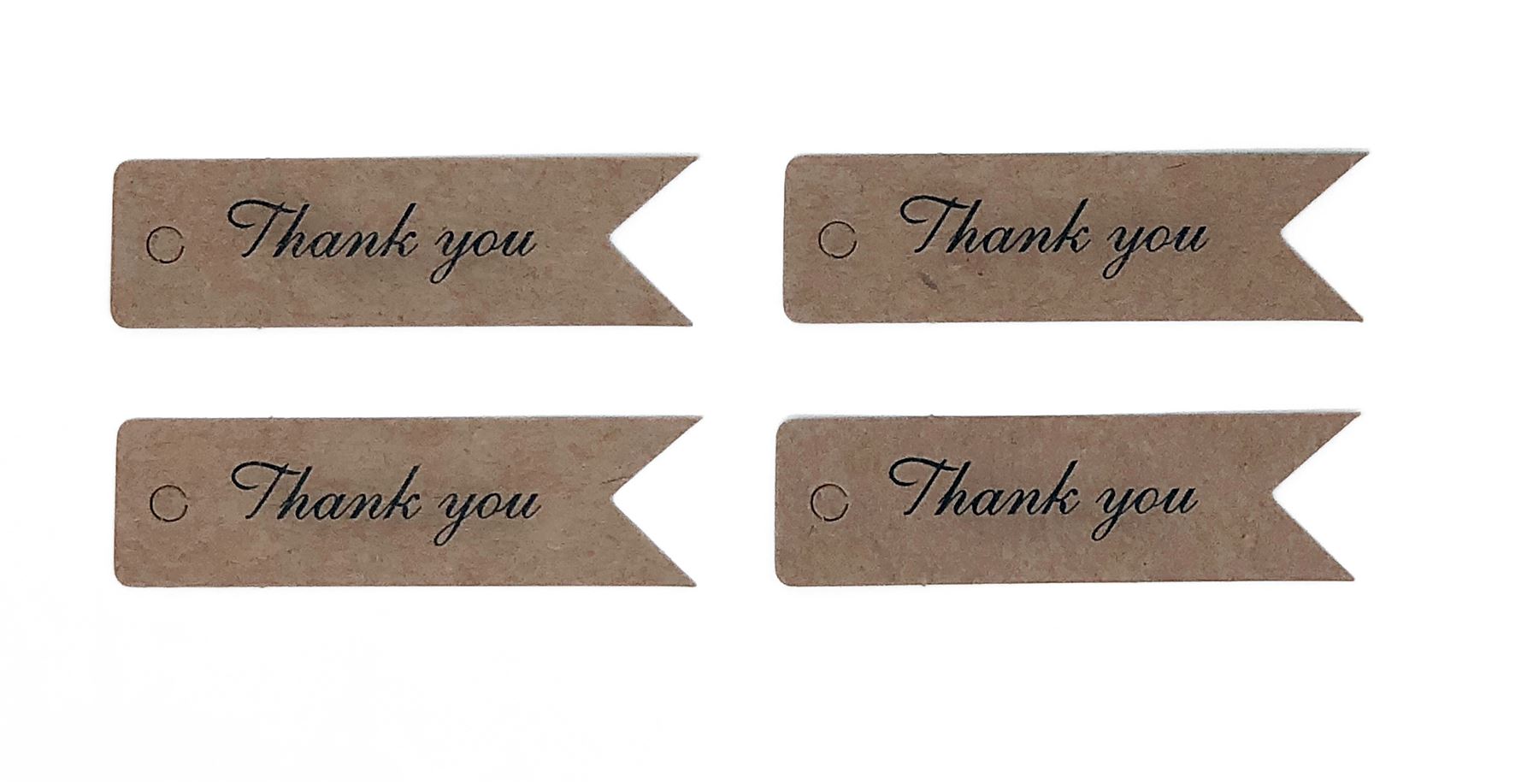 long rectangle card handmade thank you gift tag label ebay gift tag label