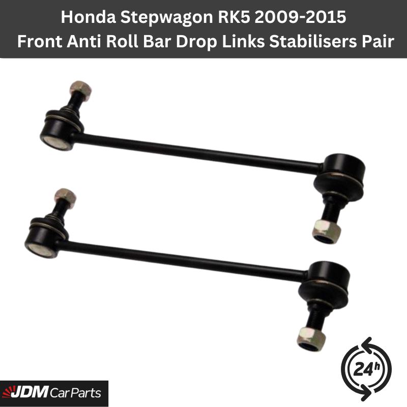 JDMCP Front Anti Roll Bar Drop Links Pair For Honda Stepwagon RK5 2009-2015