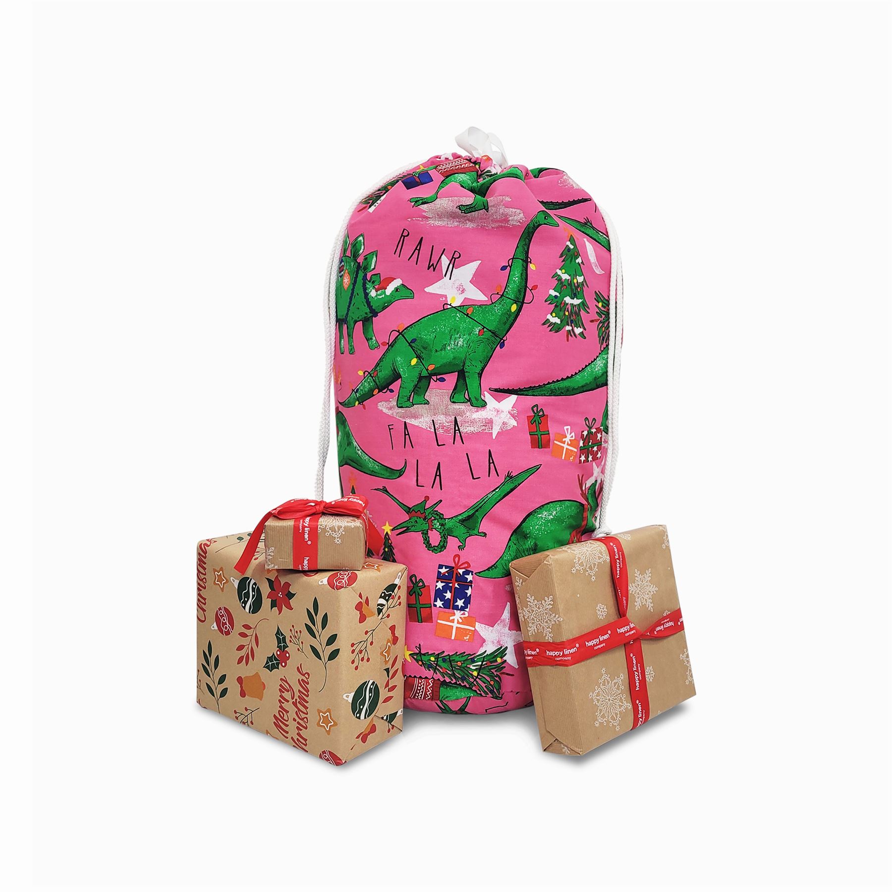HLC Girls Boys Kids Christmas Dinosaur Glow In The Dark Duvet Cover Curtains - Picture 18 of 21