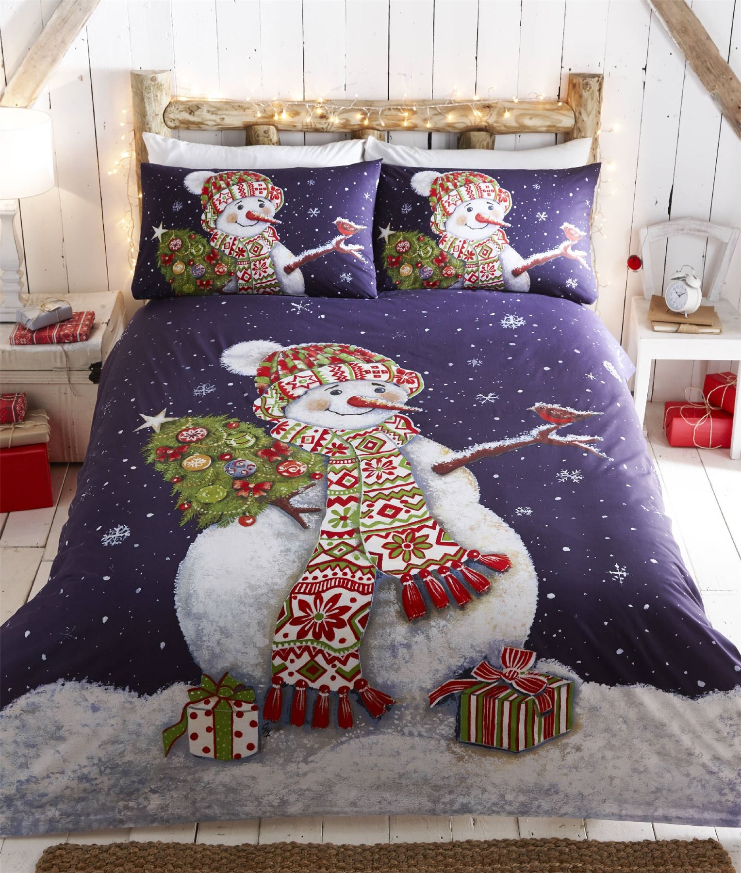 boys girls kids father christmas tree santa duvet quilt cover boys girls kids father christmas tree santa duvet quilt cover