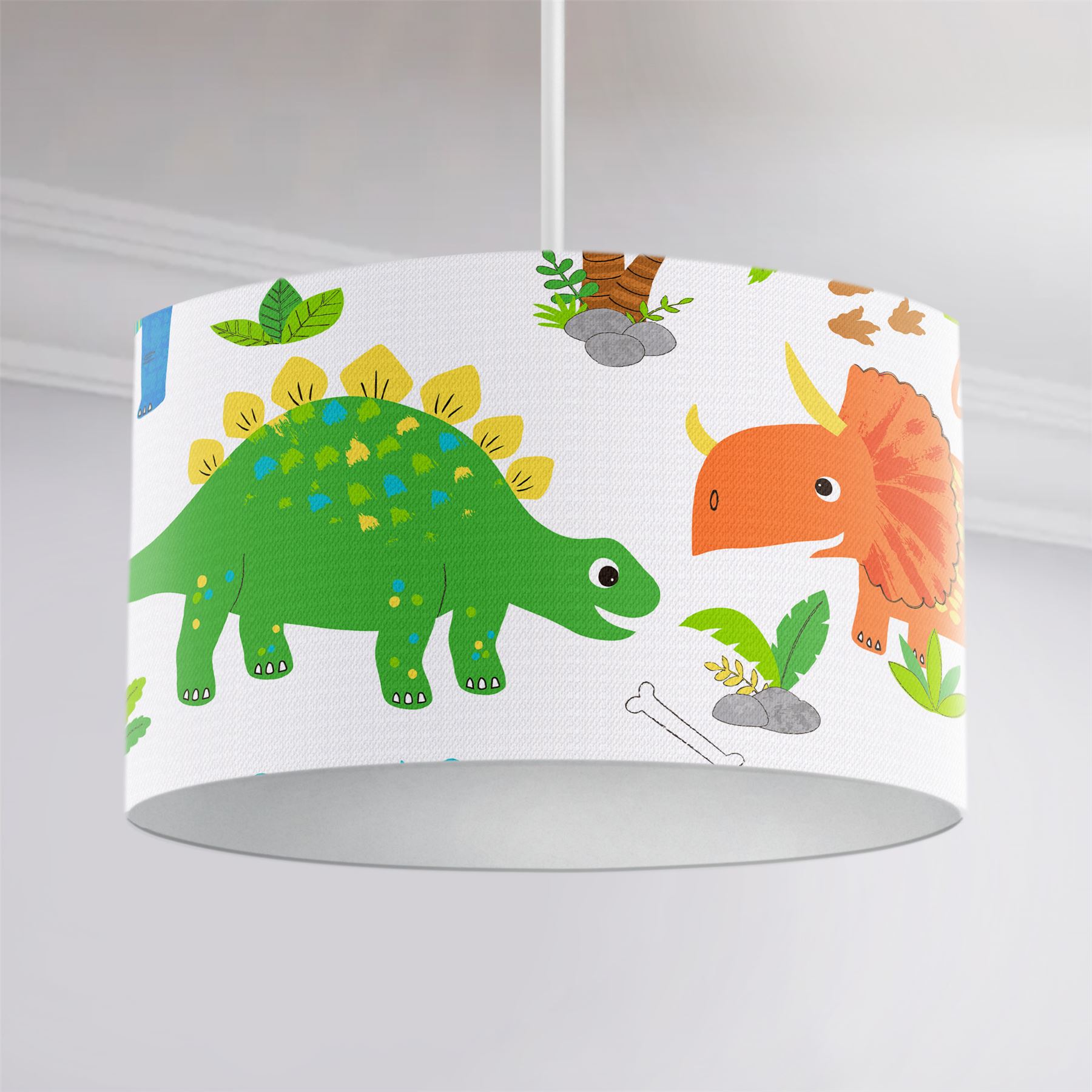 HLC Girls Boys Kids Cute Dinky Dinosaurs Duvet Cover Curtains Throw Bunting - Picture 41 of 63