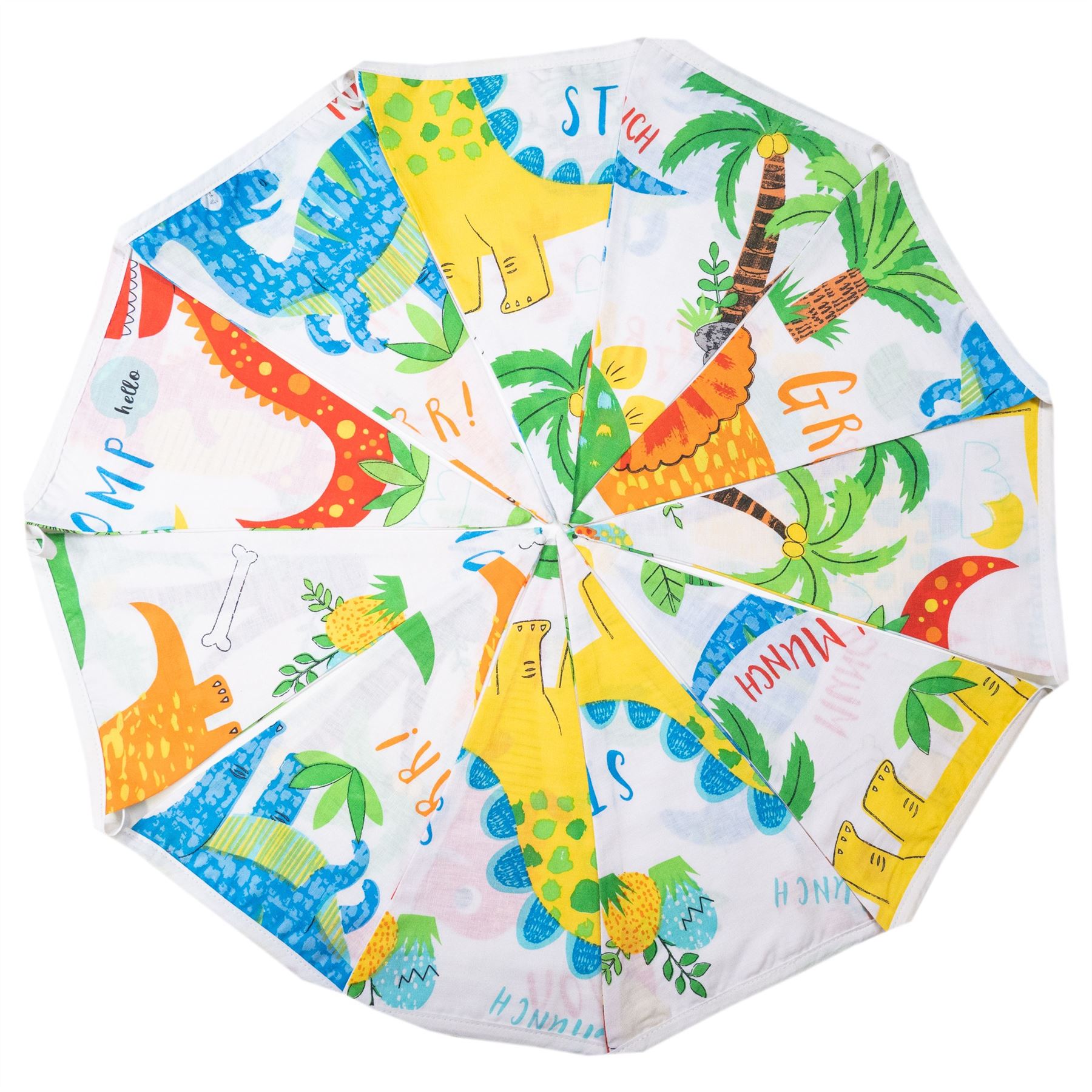 HLC Girls Boys Kids Cute Dinky Dinosaurs Duvet Cover Curtains Throw Bunting - Picture 30 of 63
