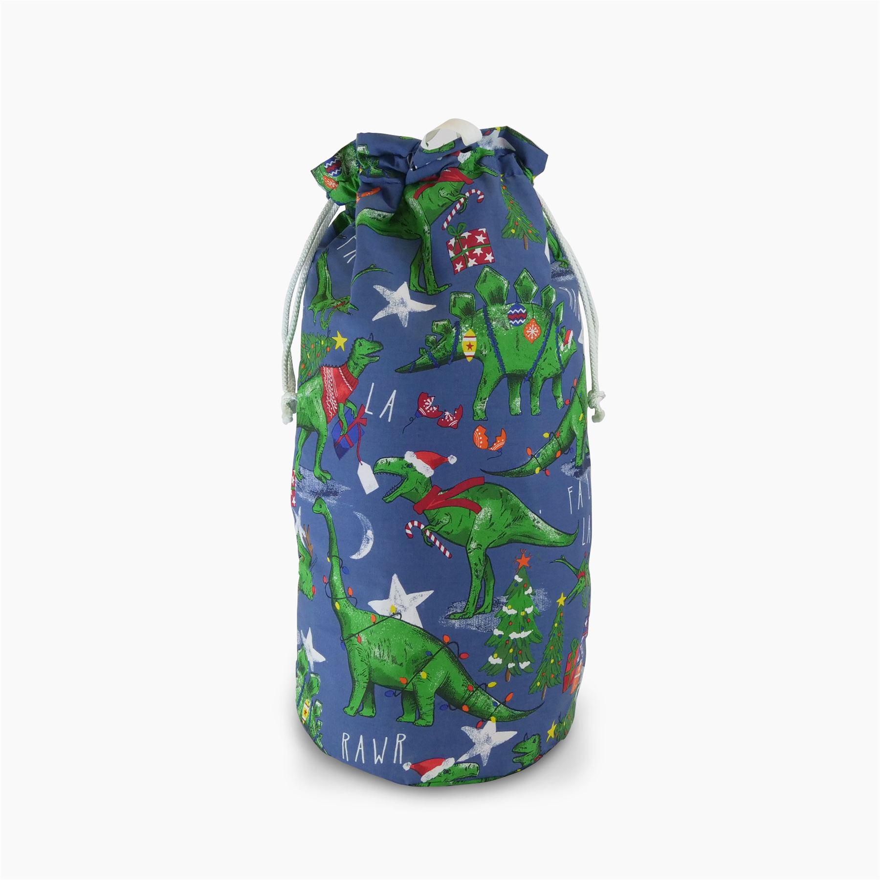 HLC Girls Boys Kids Christmas Dinosaur Glow In The Dark Duvet Cover Curtains - Picture 11 of 21