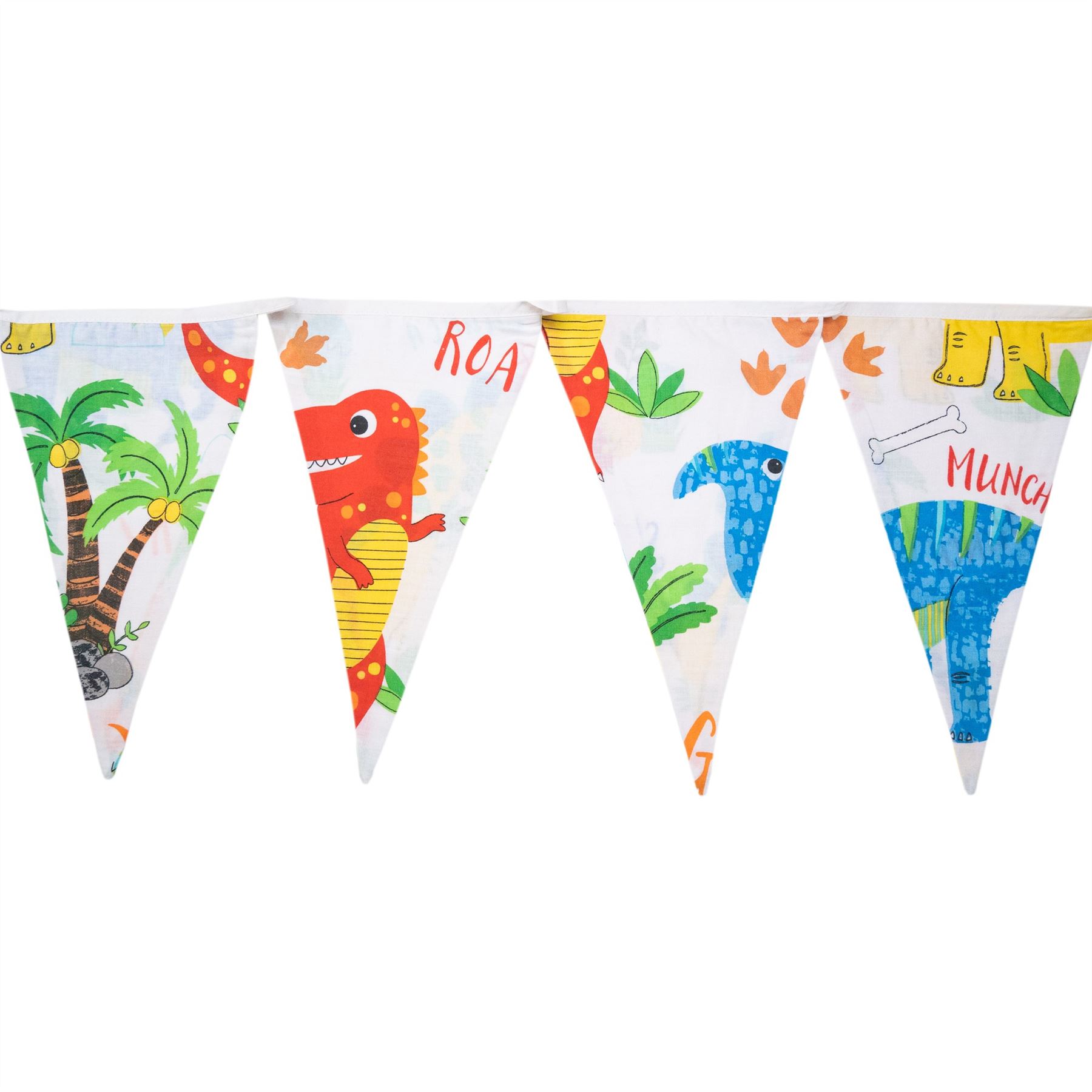 HLC Girls Boys Kids Cute Dinky Dinosaurs Duvet Cover Curtains Throw Bunting - Picture 29 of 63