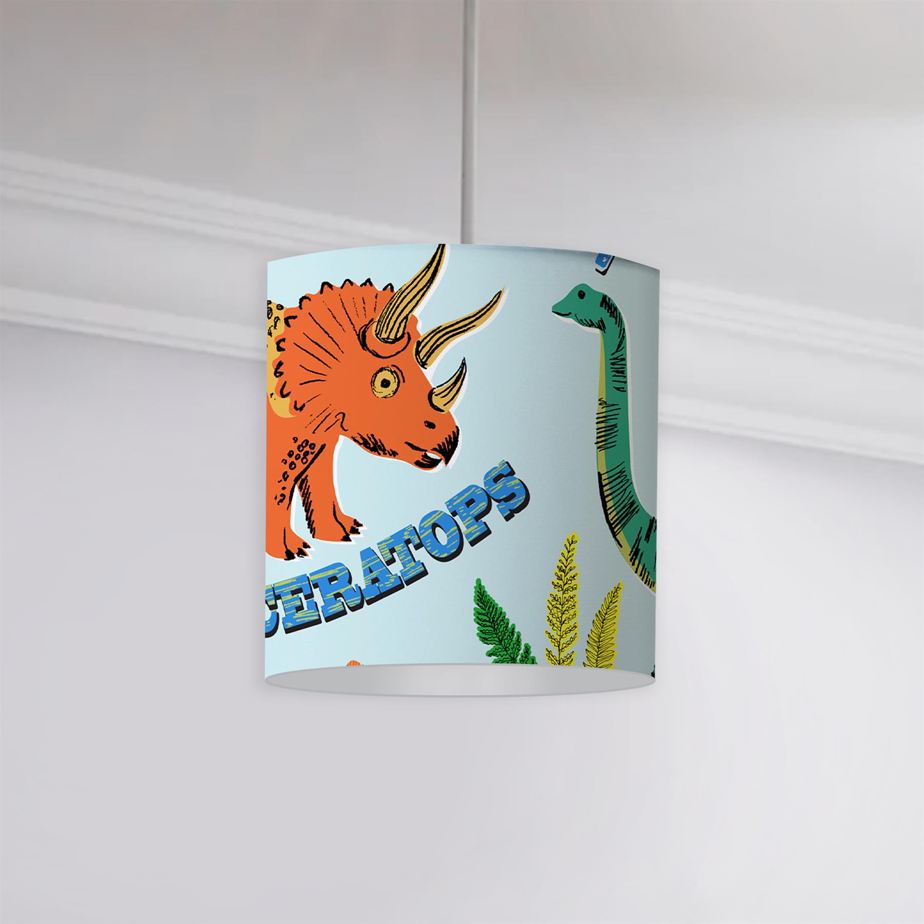 HLC Boys Girls Dinosaur Park Jurassic Green Reversible Duvet Cover Curtains - Picture 39 of 56