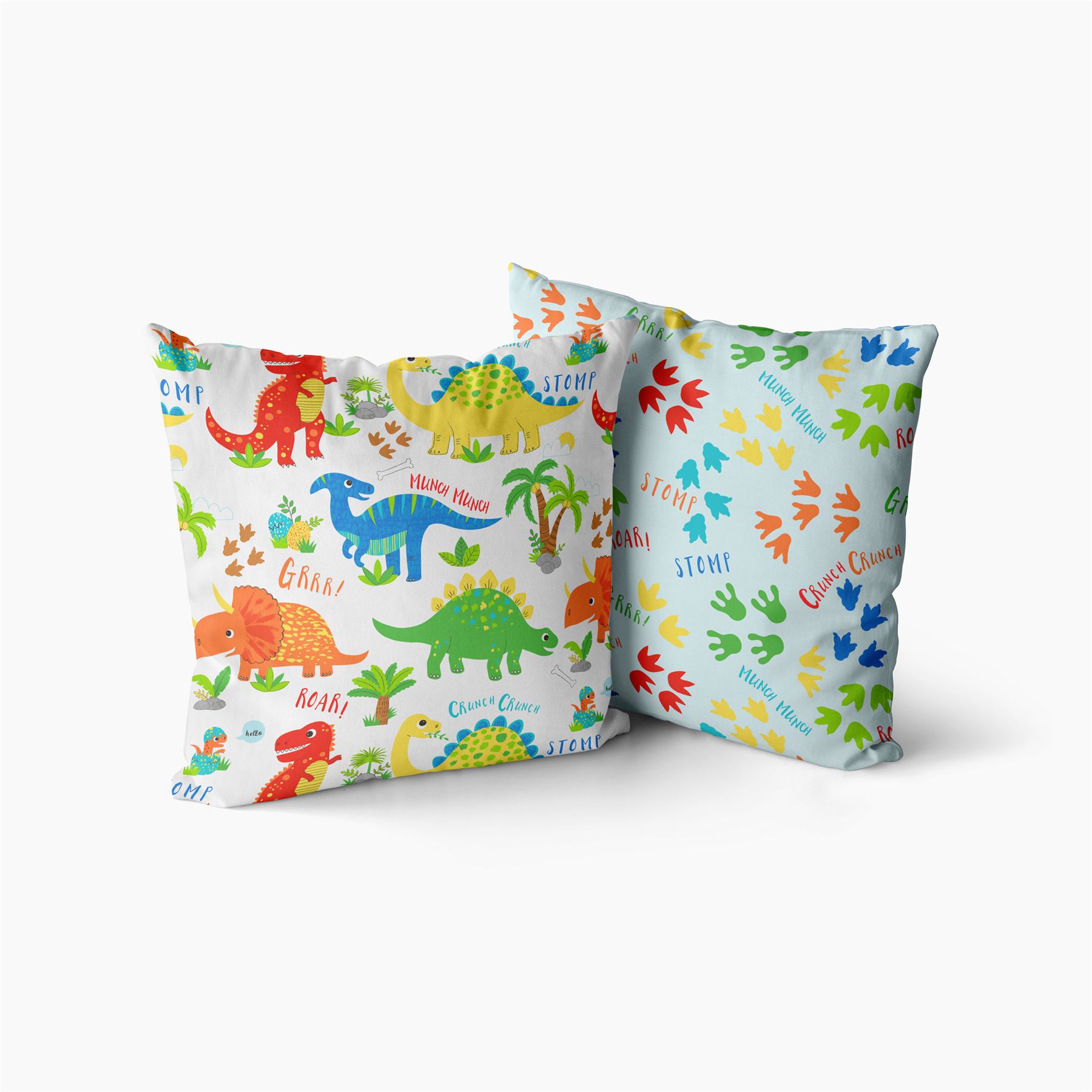 HLC Girls Boys Kids Cute Dinky Dinosaurs Duvet Cover Curtains Throw Bunting - Picture 32 of 63