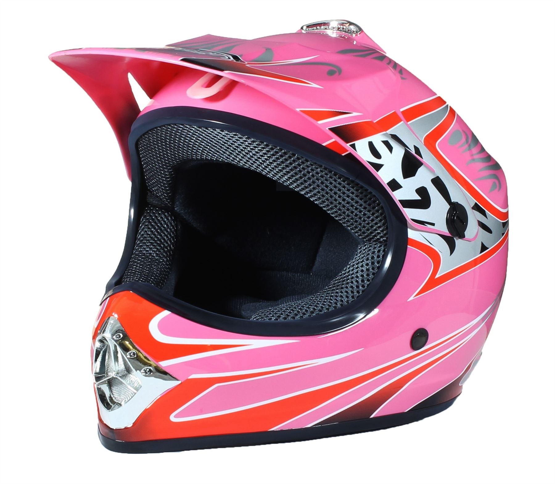 Kinder-Motocross-Helm Set Mit Zubehör - DOT Geprüft Für Offroad, BMX & Mountainbike