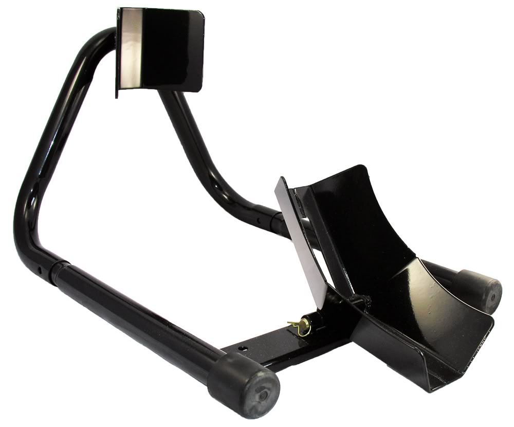 Motorcycle FRONT WHEEL CHOCK motorbike bike stand scooter stay paddock