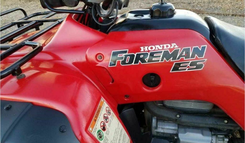 HONDA TRX 450 FOREMAN ES QUAD ATV TANK STICKER KIT DECALS LOGOS 1996
