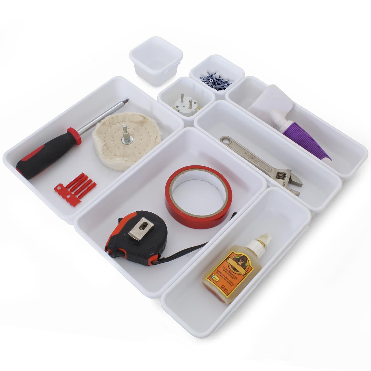 Adjustable Drawer Organiser Divider Tidy Organiser Tray Kitchen Cutlery