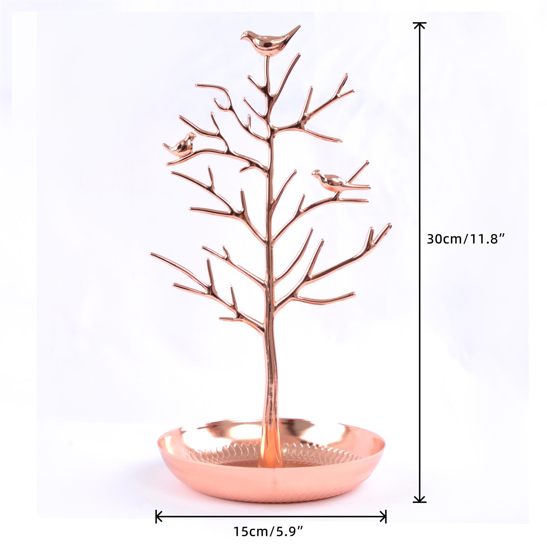 Albero Porta Gioielli Portagioie Uccelli Porta Collane Organizer Gioielli - Foto 6 di 7