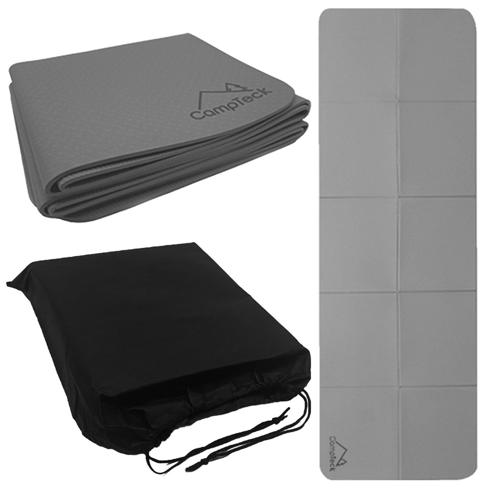 Faltbare Yogamatte Tragbare Yoga Matte Rutschfest Mat Trainingsmatte 183 x 61cm