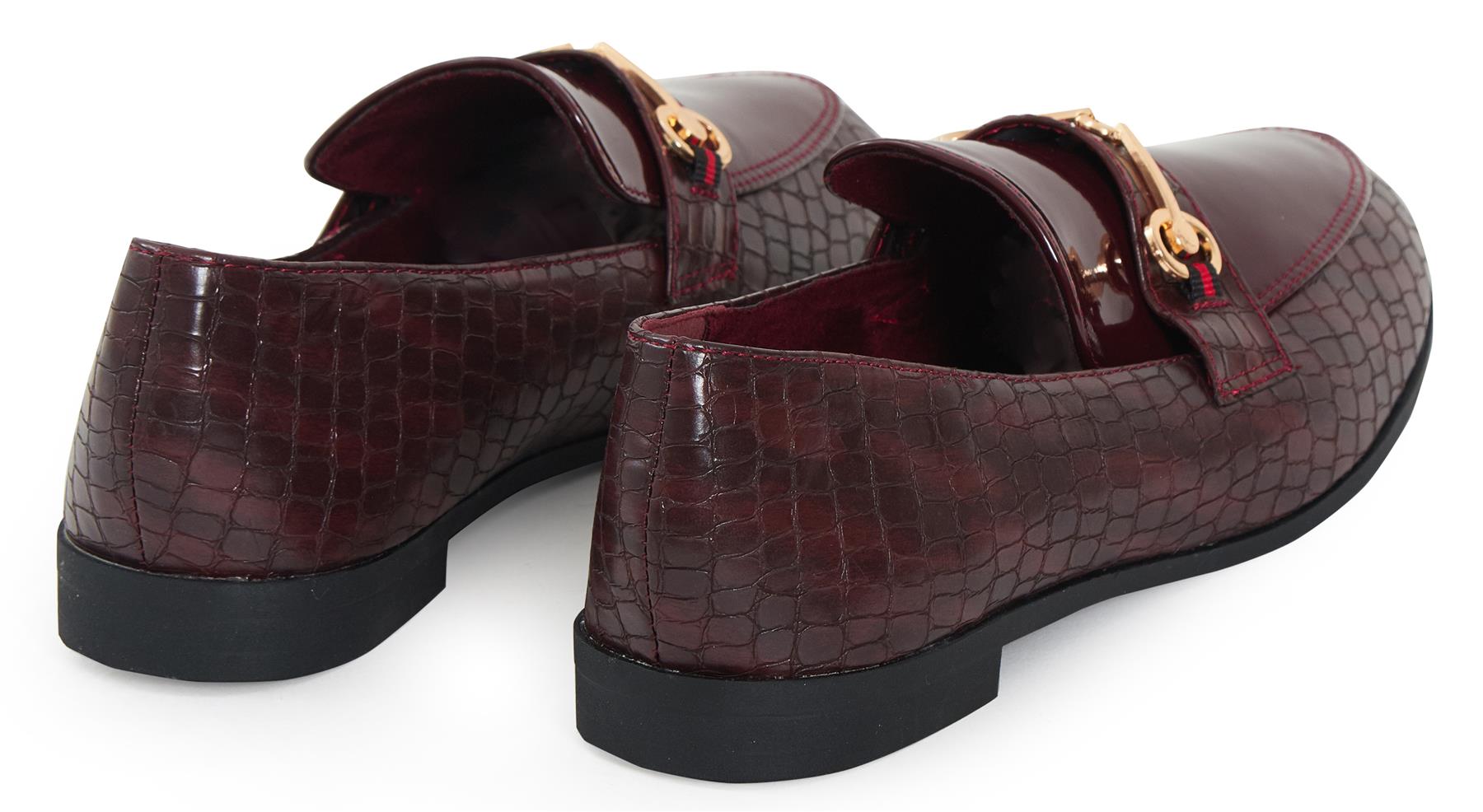 Womens Buckle Detail Slip On Flat Sole Loafer Office Flat Womens Buckle Detail Slip On Flat Sole Loafer Office Flat