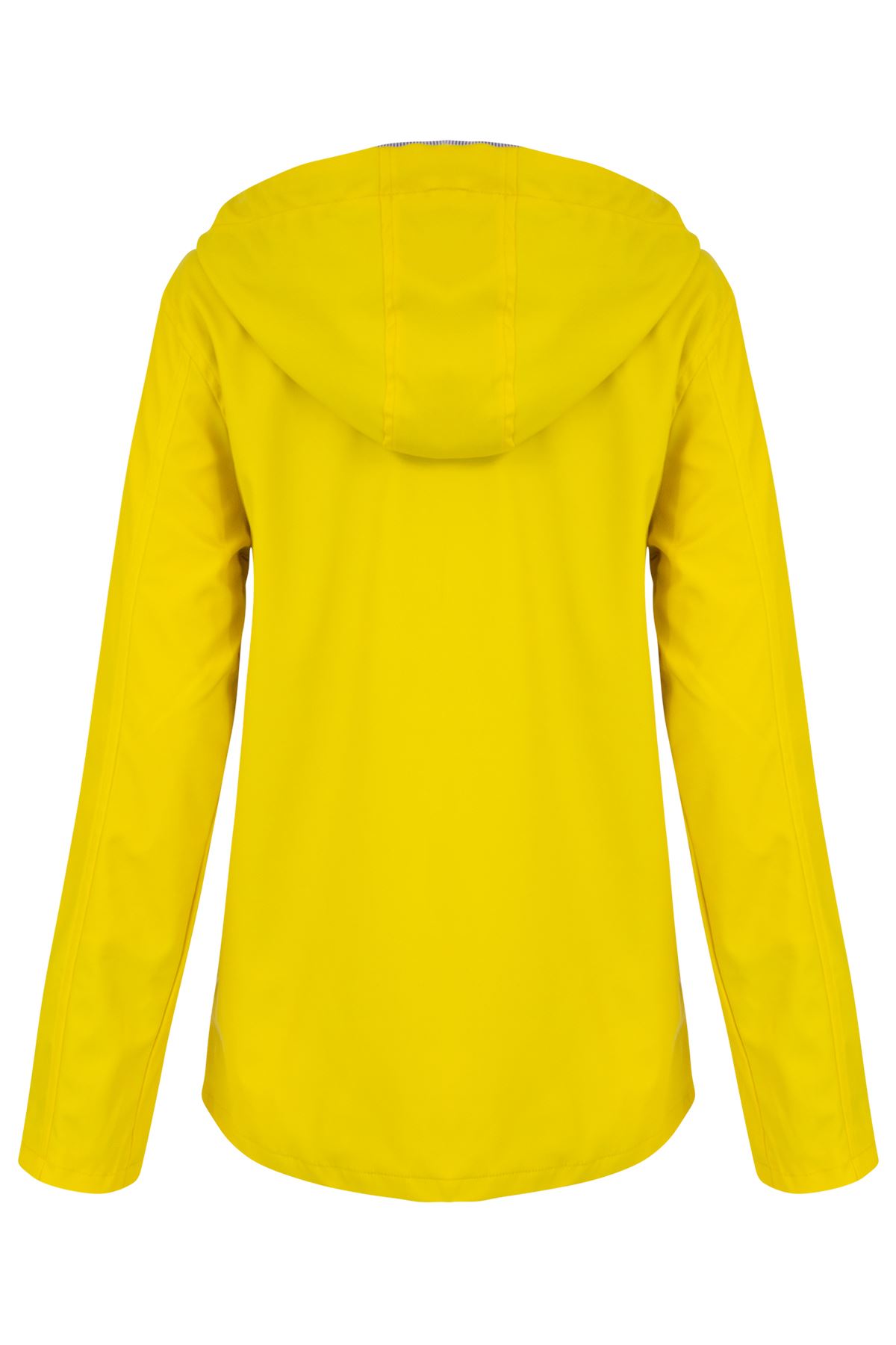 New Womens Hooded Toggle Kagool Plain Outdoor Waterproof Rain Coat