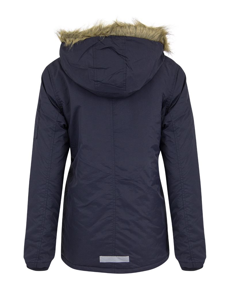 New Boys Children Kids Fur Hooded Button Waterproof Jacket Size 7-13 Years