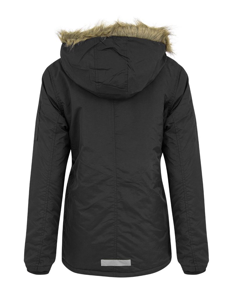 New Boys Children Kids Fur Hooded Button Waterproof Jacket Size 7-13 Years