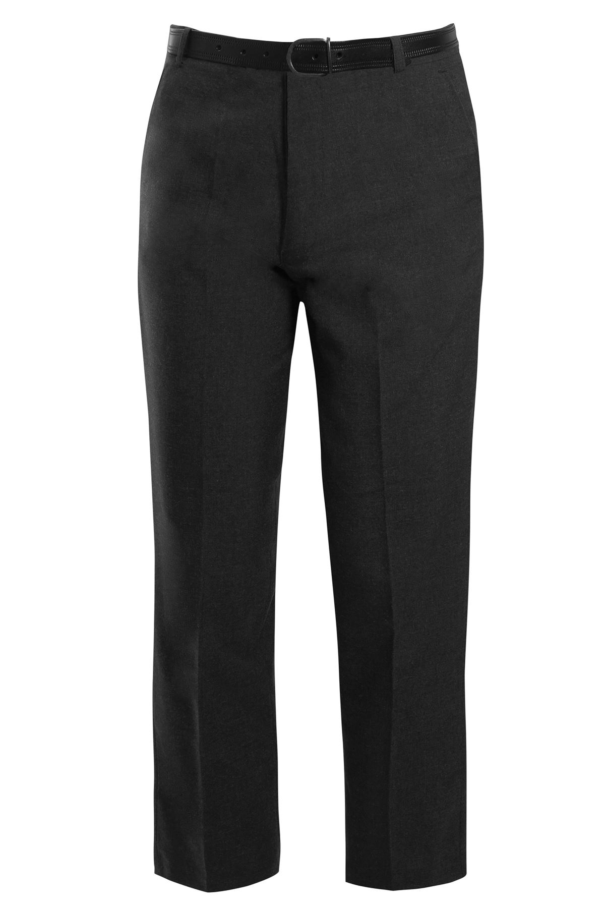 Mens Formal Trousers Casual For Business Office Work Belted Everpress
