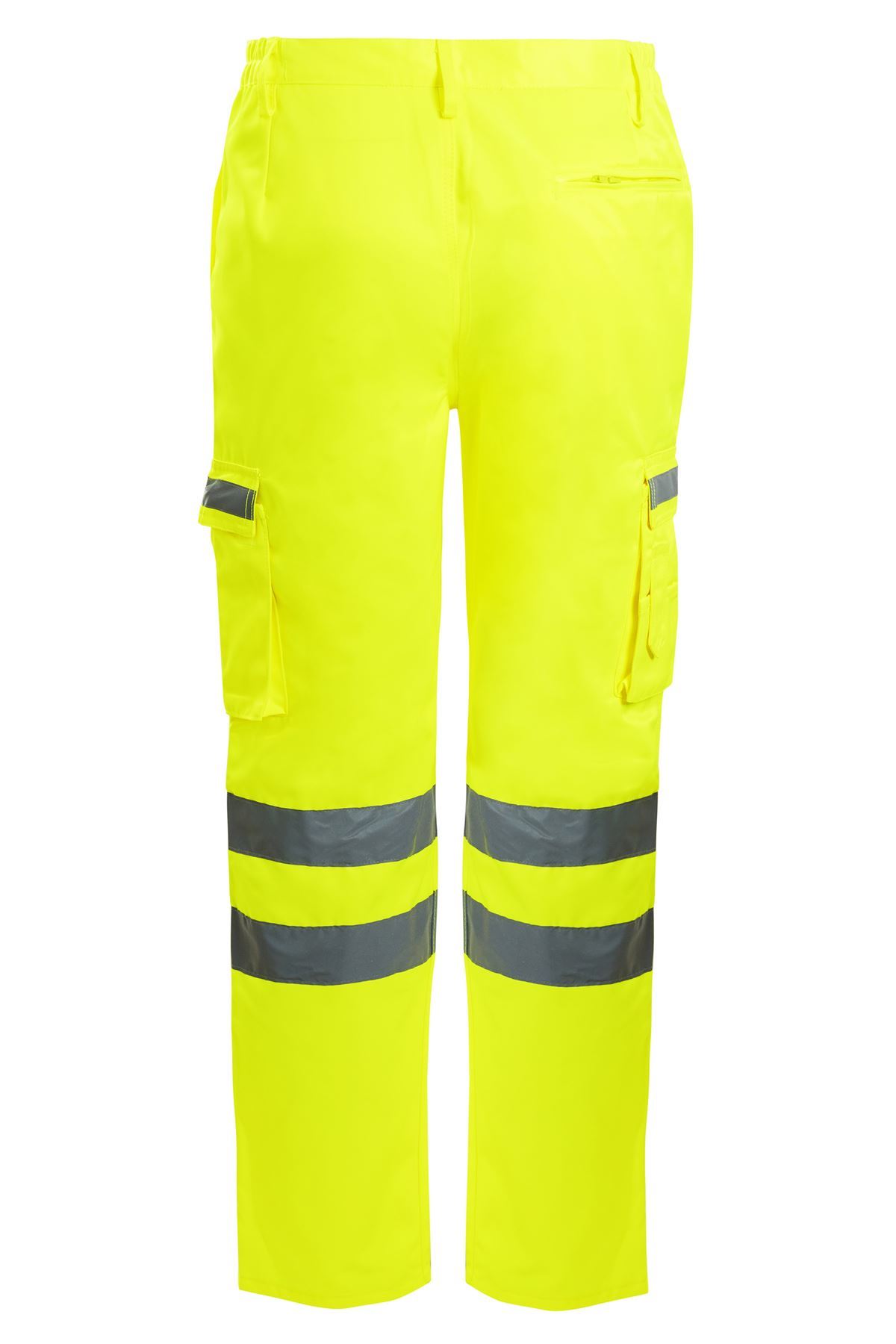 Pantalones Pantalones de trabajo de carga de seguridad para hombre Hi Vis Combat Bottoms Railwa - Imagen 16 de 20