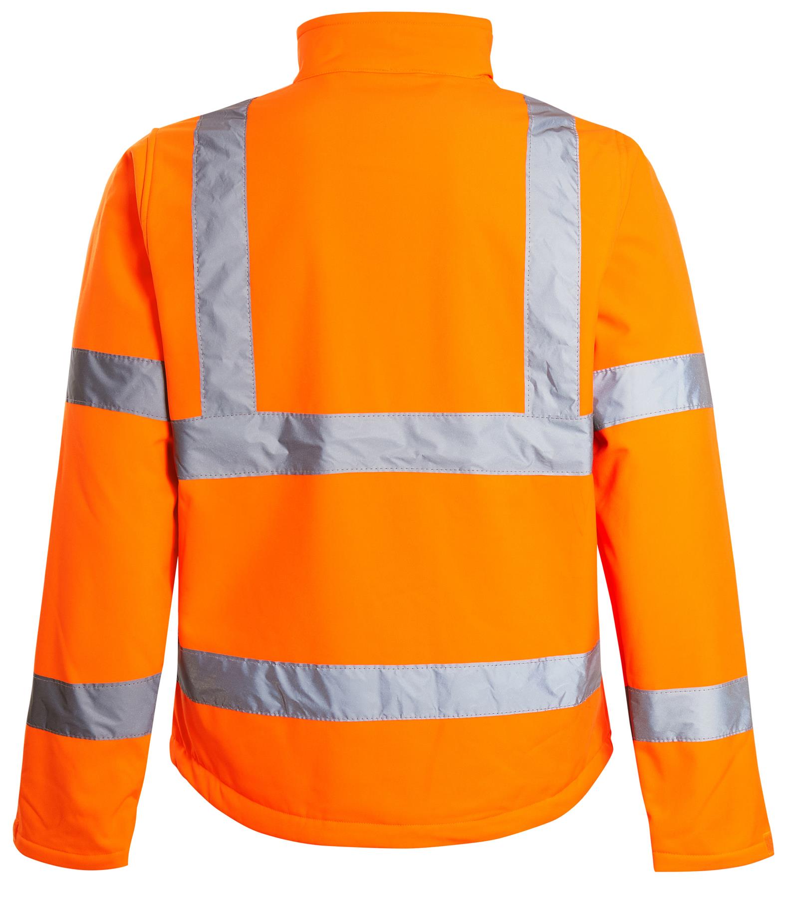 Chaqueta de Peso Hi Vis Cremallera Tacón Suave Visibilidad Ligera Dos Tonos Viz Polar Cremallera - Imagen 10 de 20