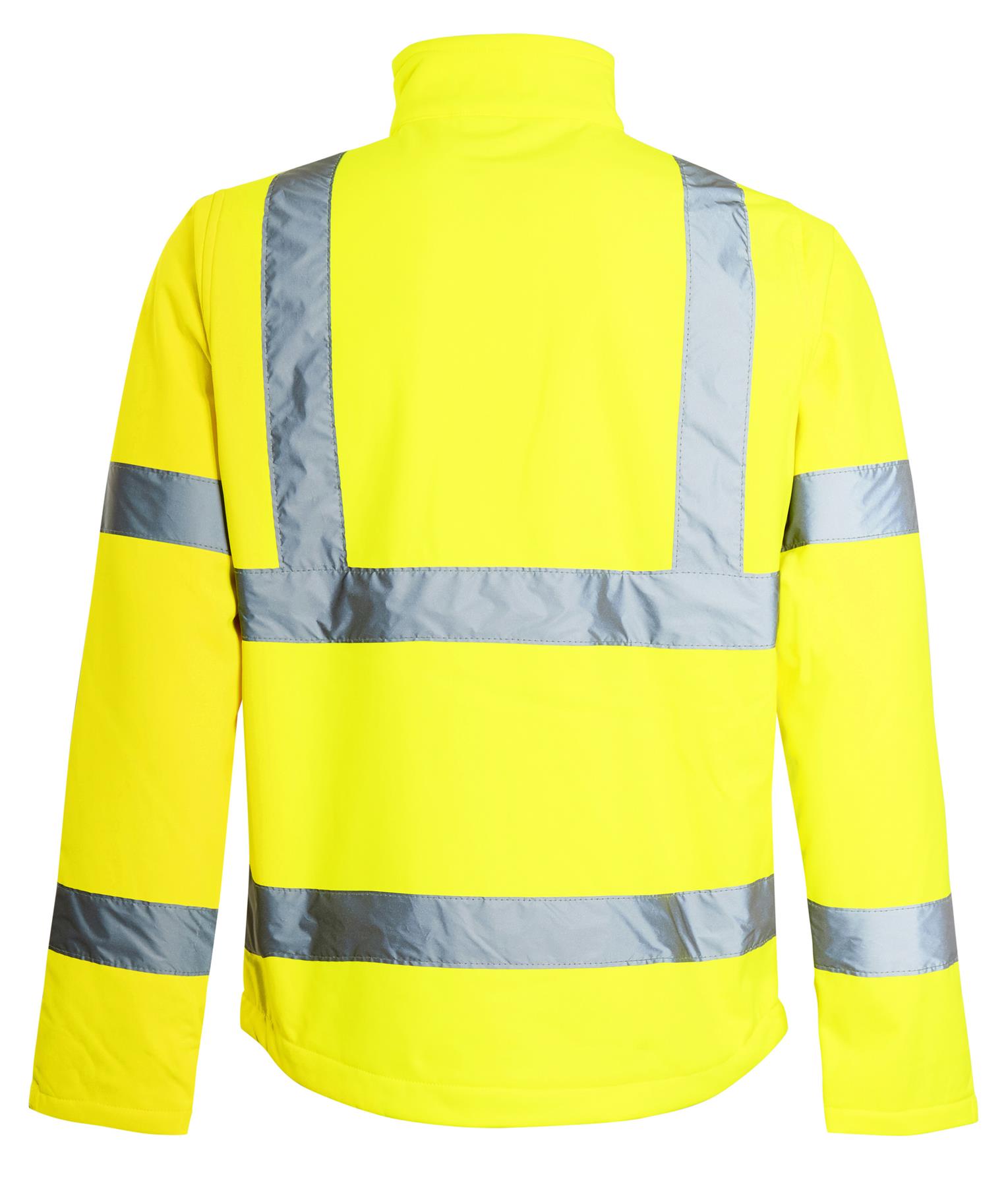Chaqueta de Peso Hi Vis Cremallera Tacón Suave Visibilidad Ligera Dos Tonos Viz Polar Cremallera - Imagen 17 de 20