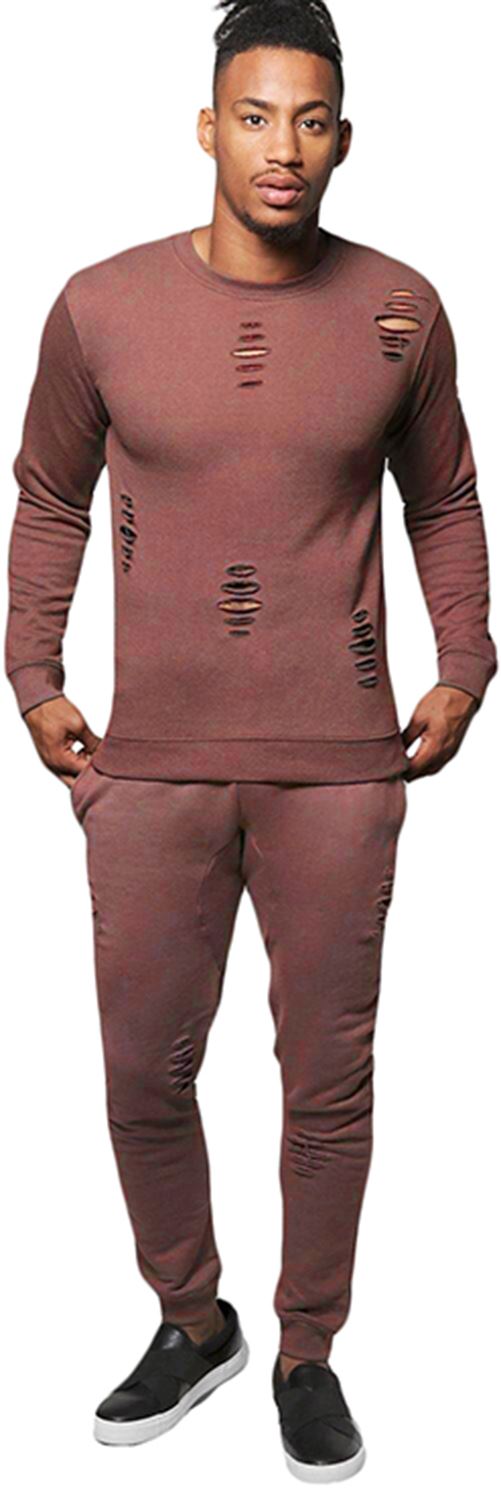 mens crew neck tracksuit