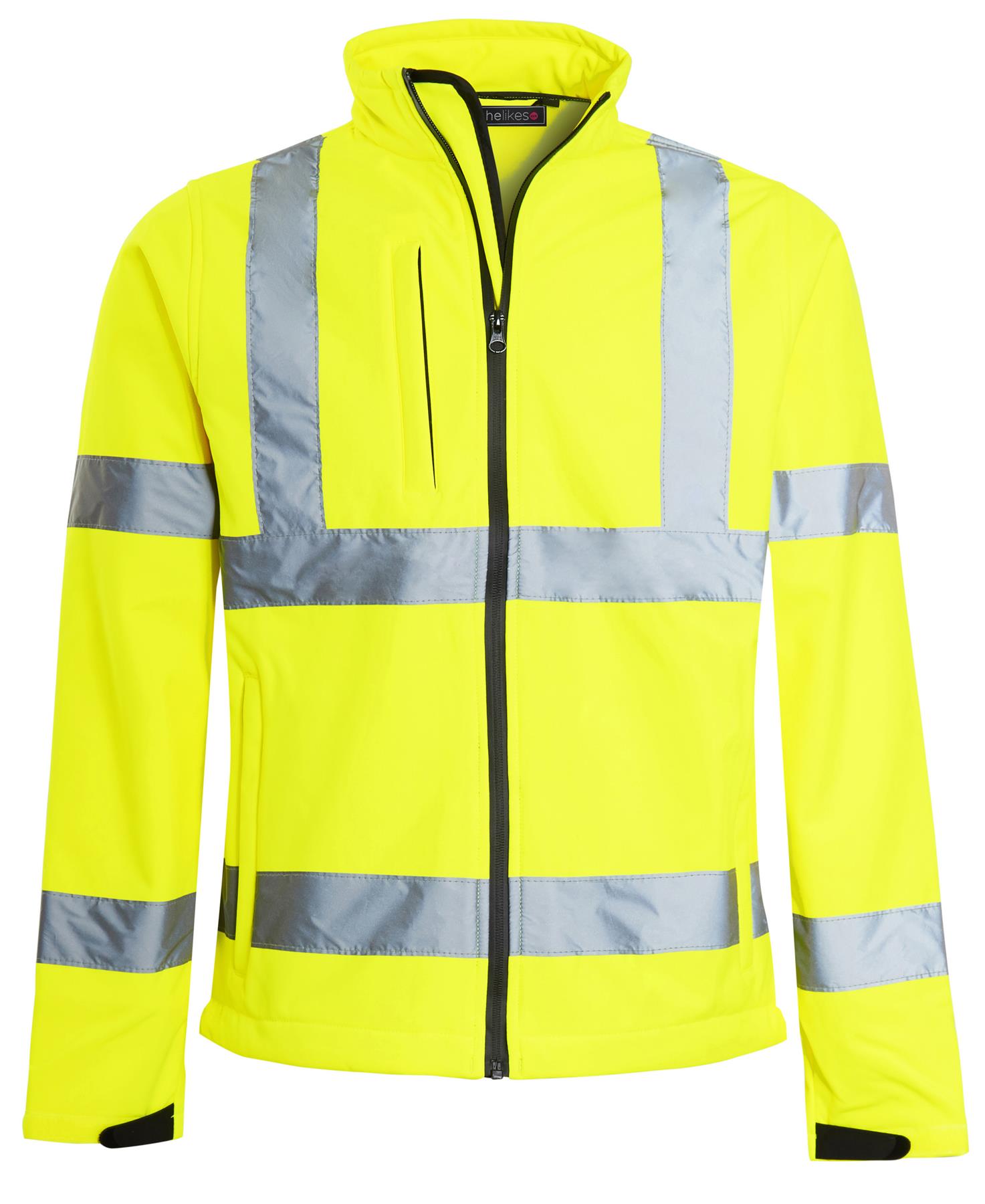 Chaqueta de Peso Hi Vis Cremallera Tacón Suave Visibilidad Ligera Dos Tonos Viz Polar Cremallera - Imagen 15 de 20