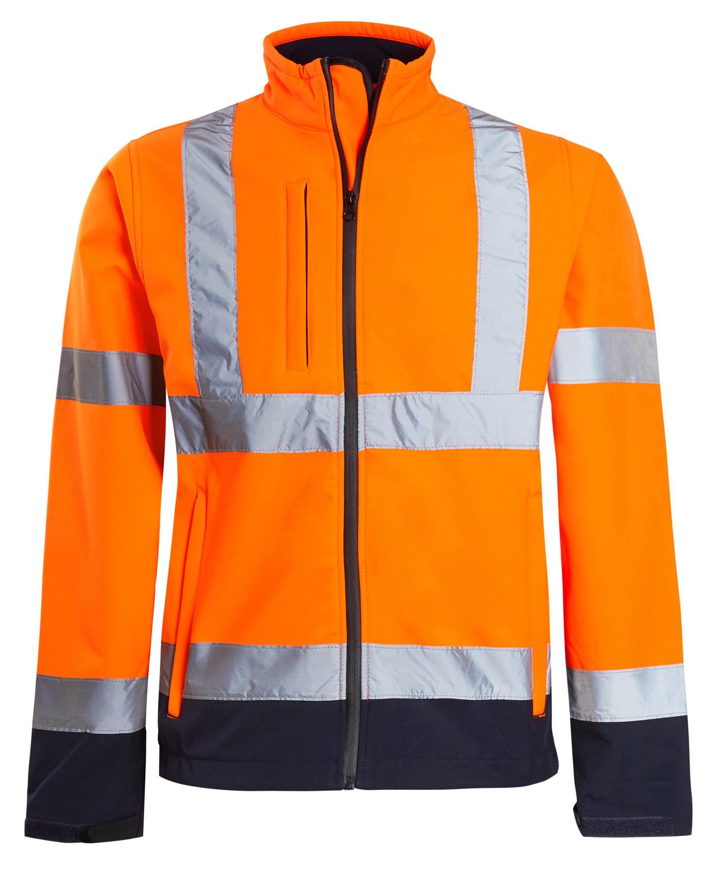 Chaqueta de Peso Hi Vis Cremallera Tacón Suave Visibilidad Ligera Dos Tonos Viz Polar Cremallera - Imagen 5 de 20