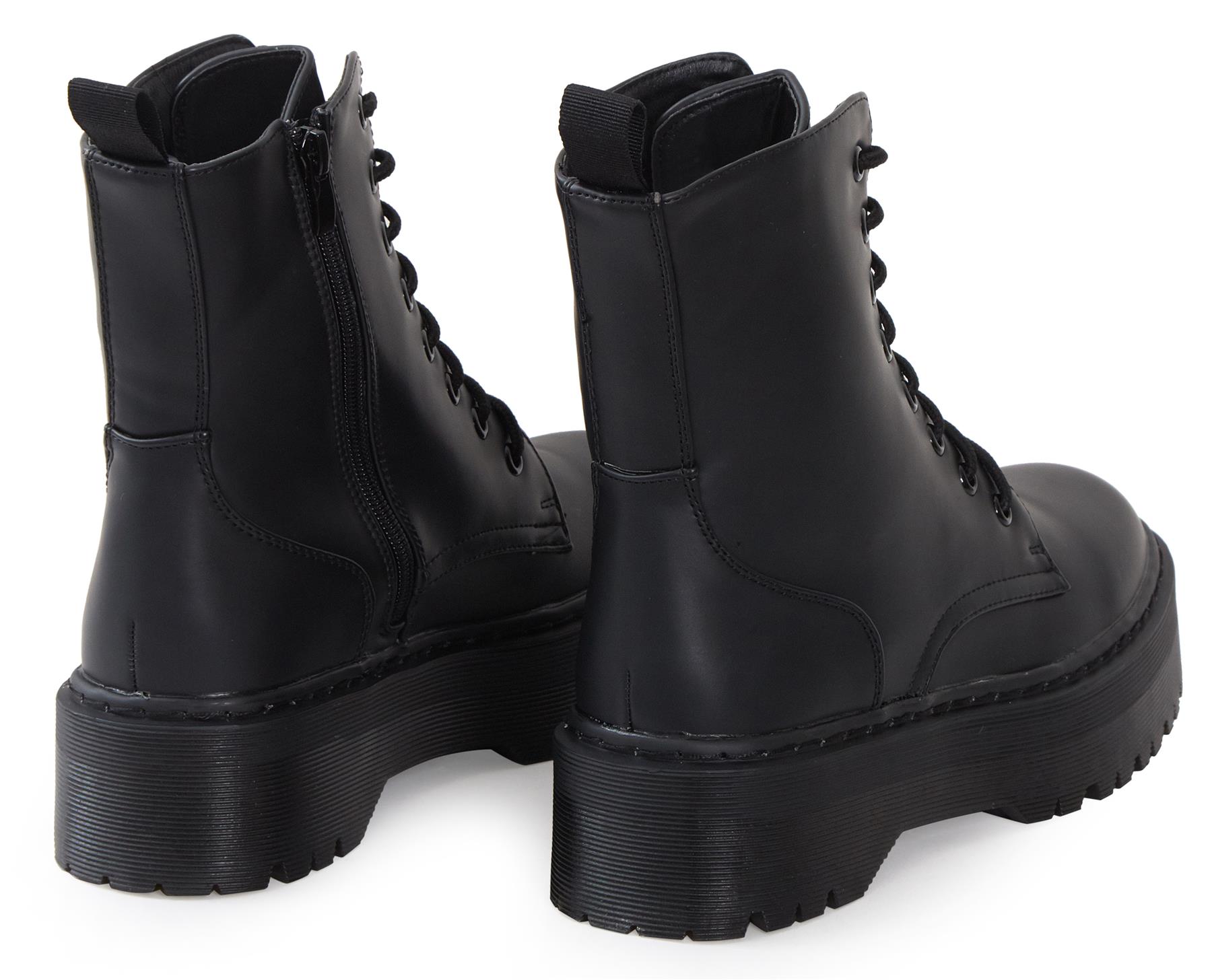 platform military boots