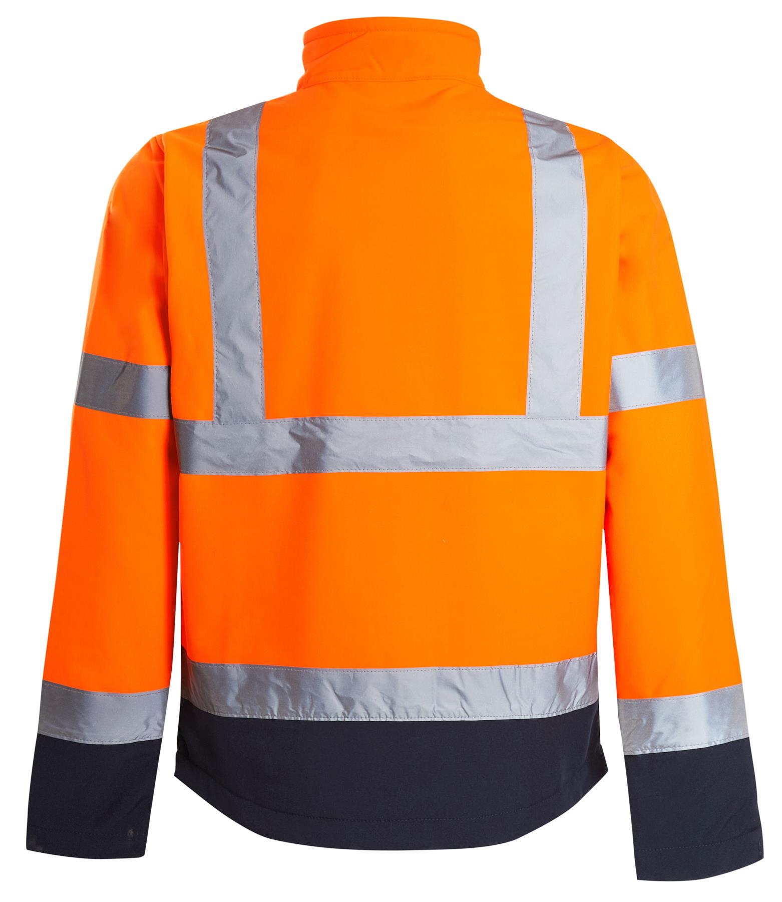 Chaqueta de Peso Hi Vis Cremallera Tacón Suave Visibilidad Ligera Dos Tonos Viz Polar Cremallera - Imagen 7 de 20