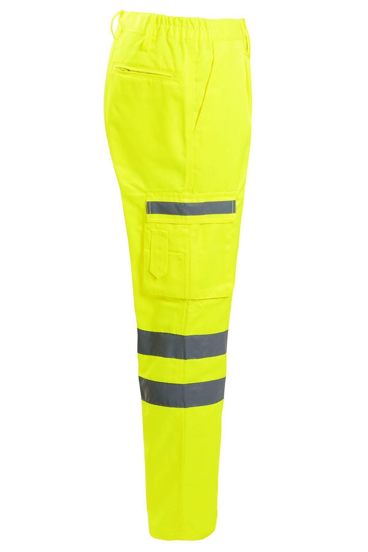 Pantalones Pantalones de trabajo de carga de seguridad para hombre Hi Vis Combat Bottoms Railwa - Imagen 15 de 20