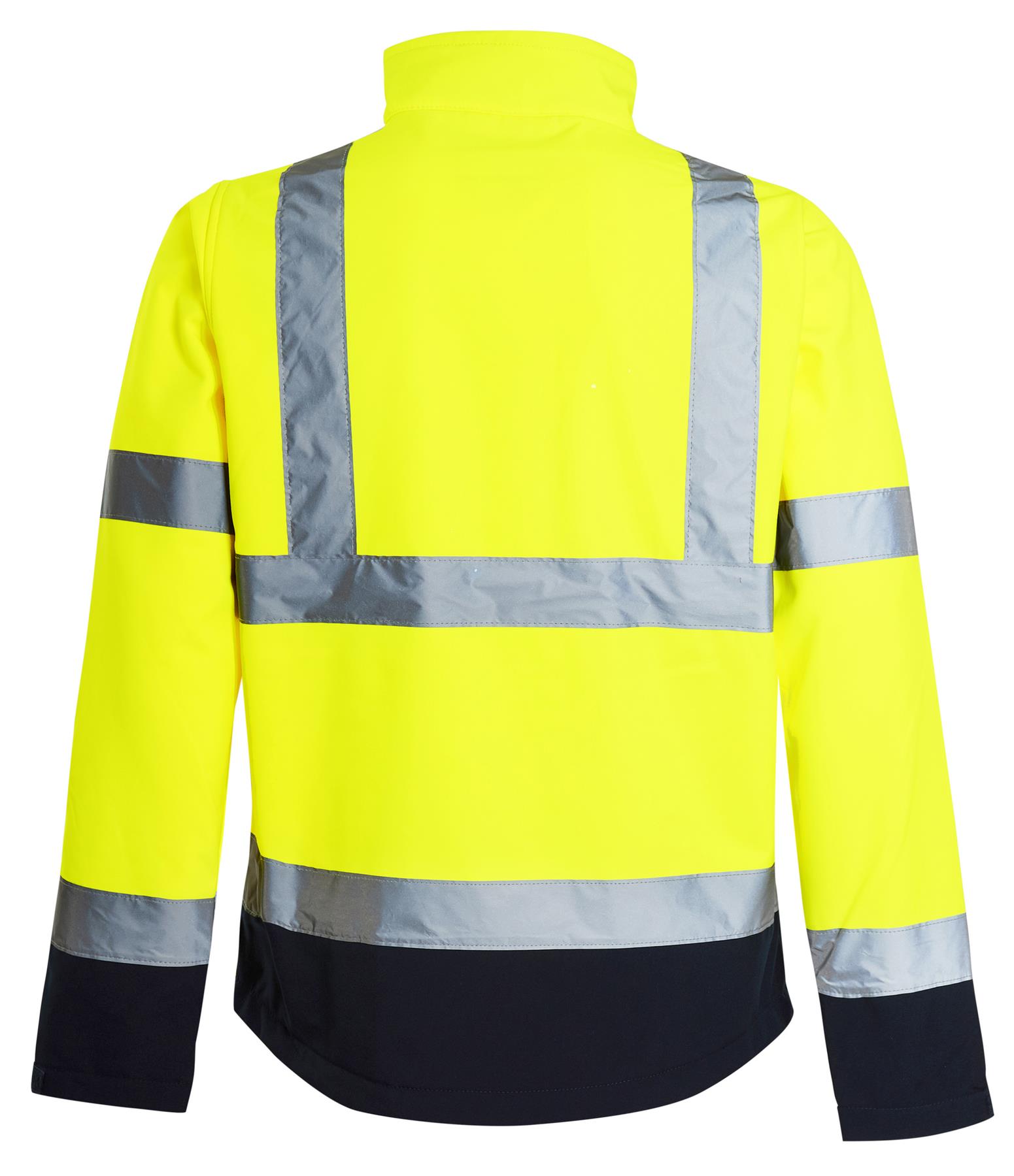 Chaqueta de Peso Hi Vis Cremallera Tacón Suave Visibilidad Ligera Dos Tonos Viz Polar Cremallera - Imagen 20 de 20