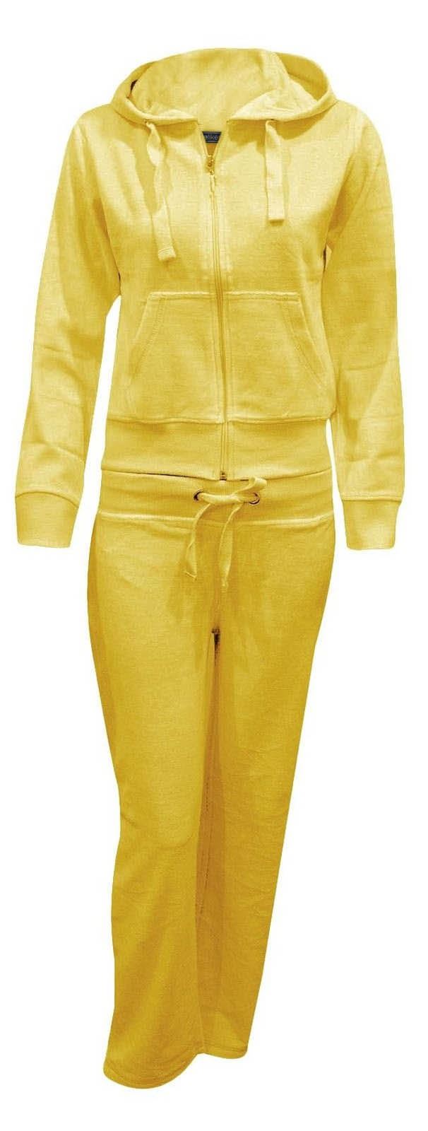 yellow velour tracksuit