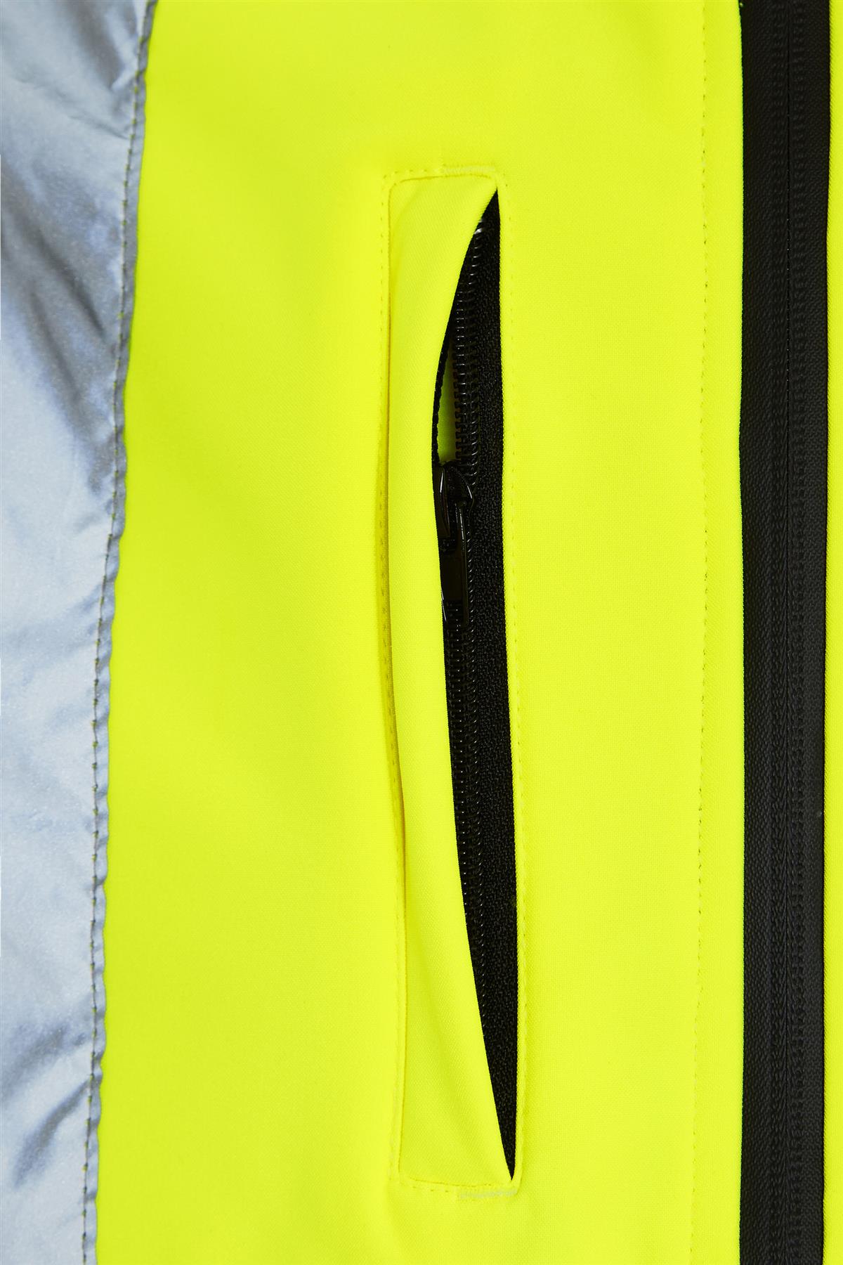 Chaqueta de Peso Hi Vis Cremallera Tacón Suave Visibilidad Ligera Dos Tonos Viz Polar Cremallera - Imagen 16 de 20
