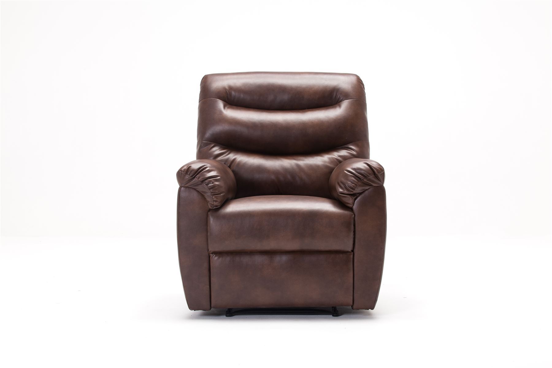 Birlea Regency Brown Bronze Faux Leather Manual Recliner Chair eBay