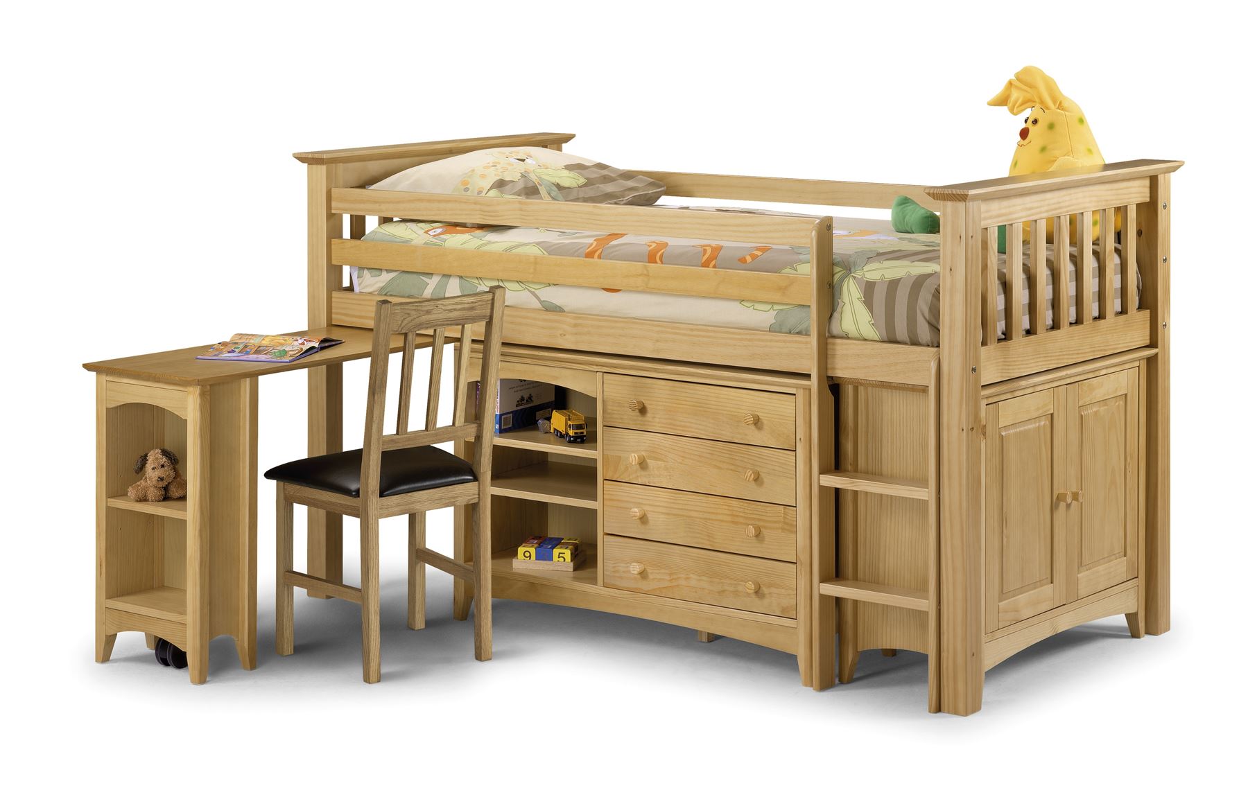 Barcelona Right Hand Solid Pine Sleepstation Sleep Station Single Cabin