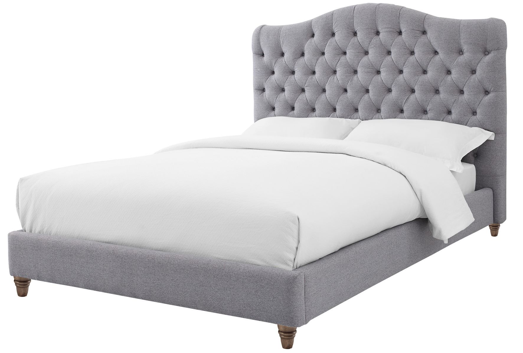 Sweet Dreams Cole Super King Size 6FT Bed Frame 180cm Buttoned Grey